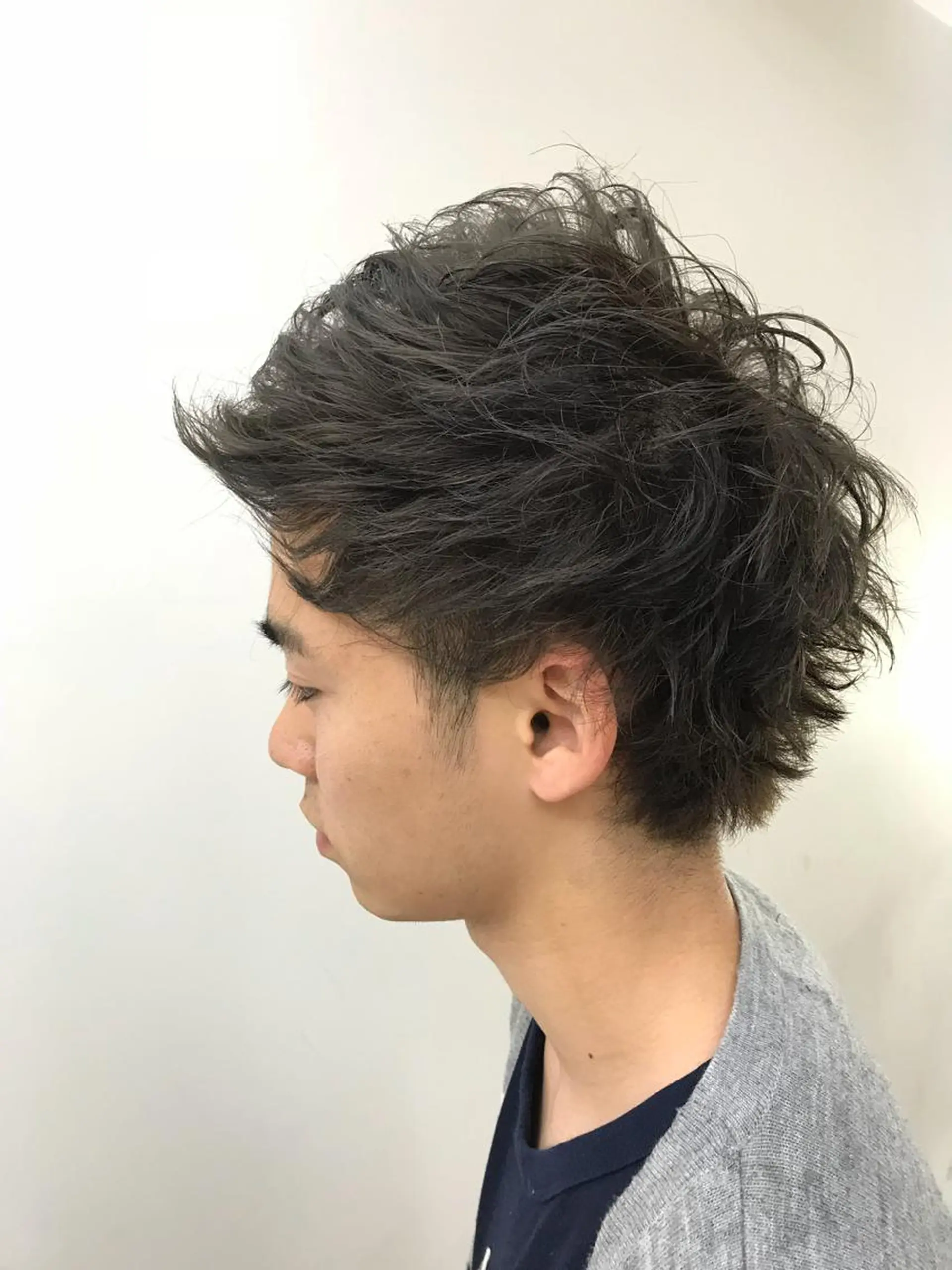 ショート カラー メンズ ヘアカラー ブリーチカラー/ 岩破瑞希のヘアスタイル