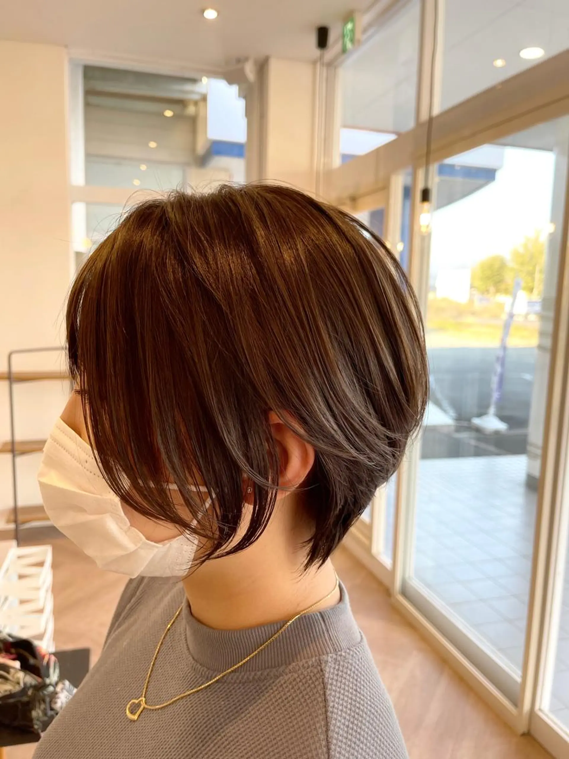 ショート ショートボブ ハンサムショート ボブ レイヤーカット ショートヘア カット アンドウ ユウ/ レイヤーカット/韓国のヘアスタイル