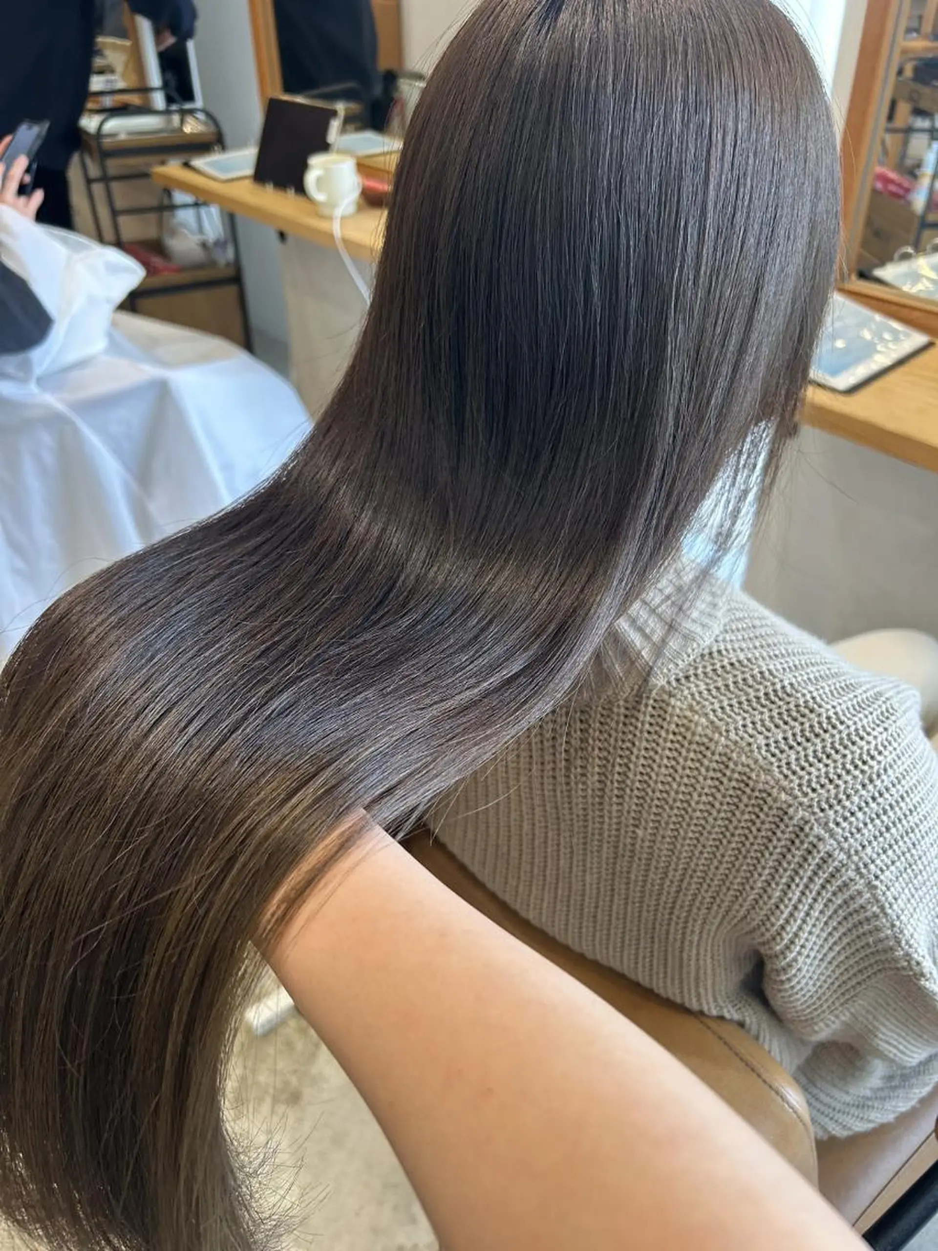 ロング 縮毛矯正 カノエ香椎店 /YURAのヘアスタイル