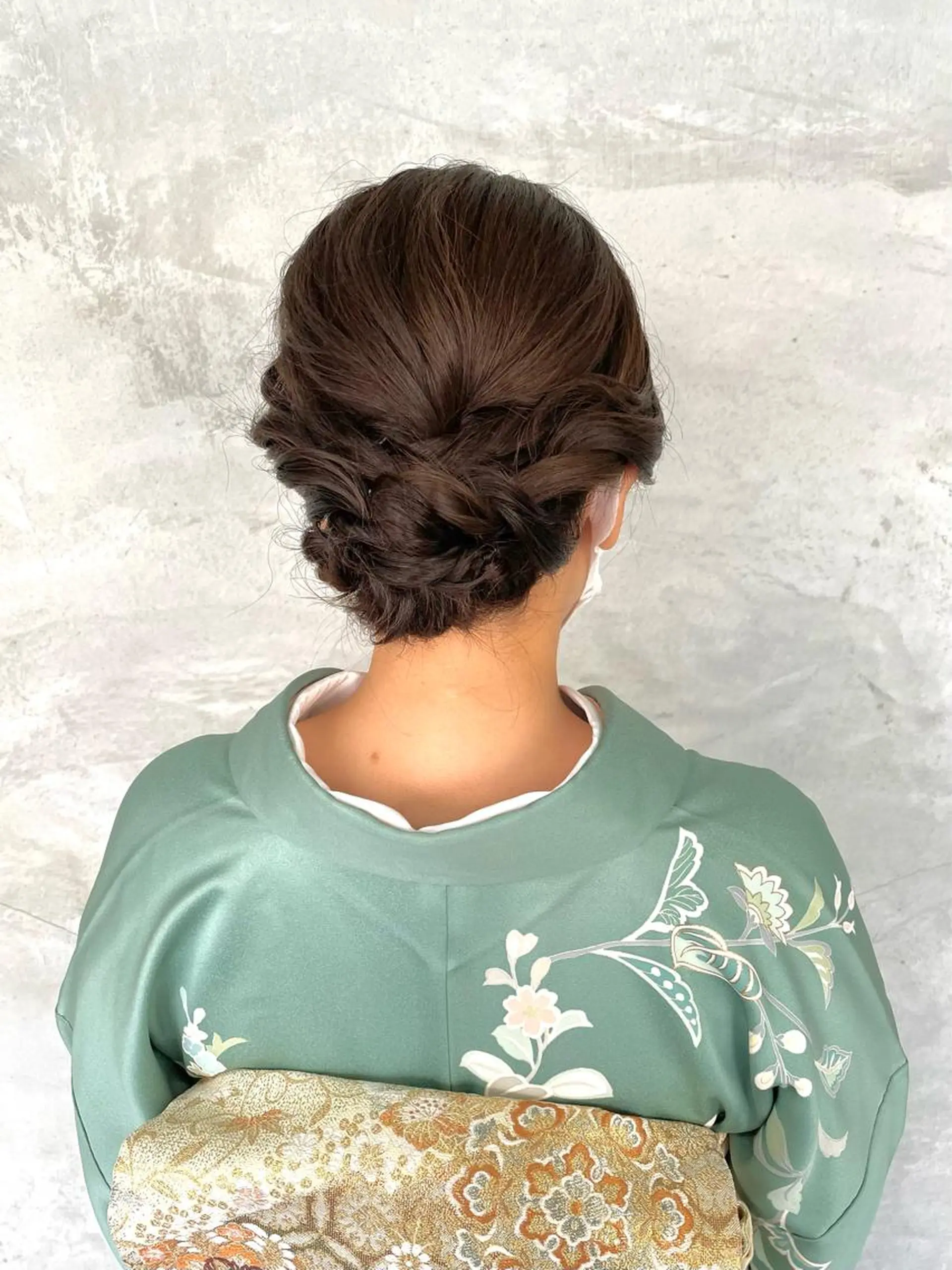 ミディアム ヘアアレンジ ヘアセット 暖色/ピンクブラウン 🌷岡田真季のヘアスタイル