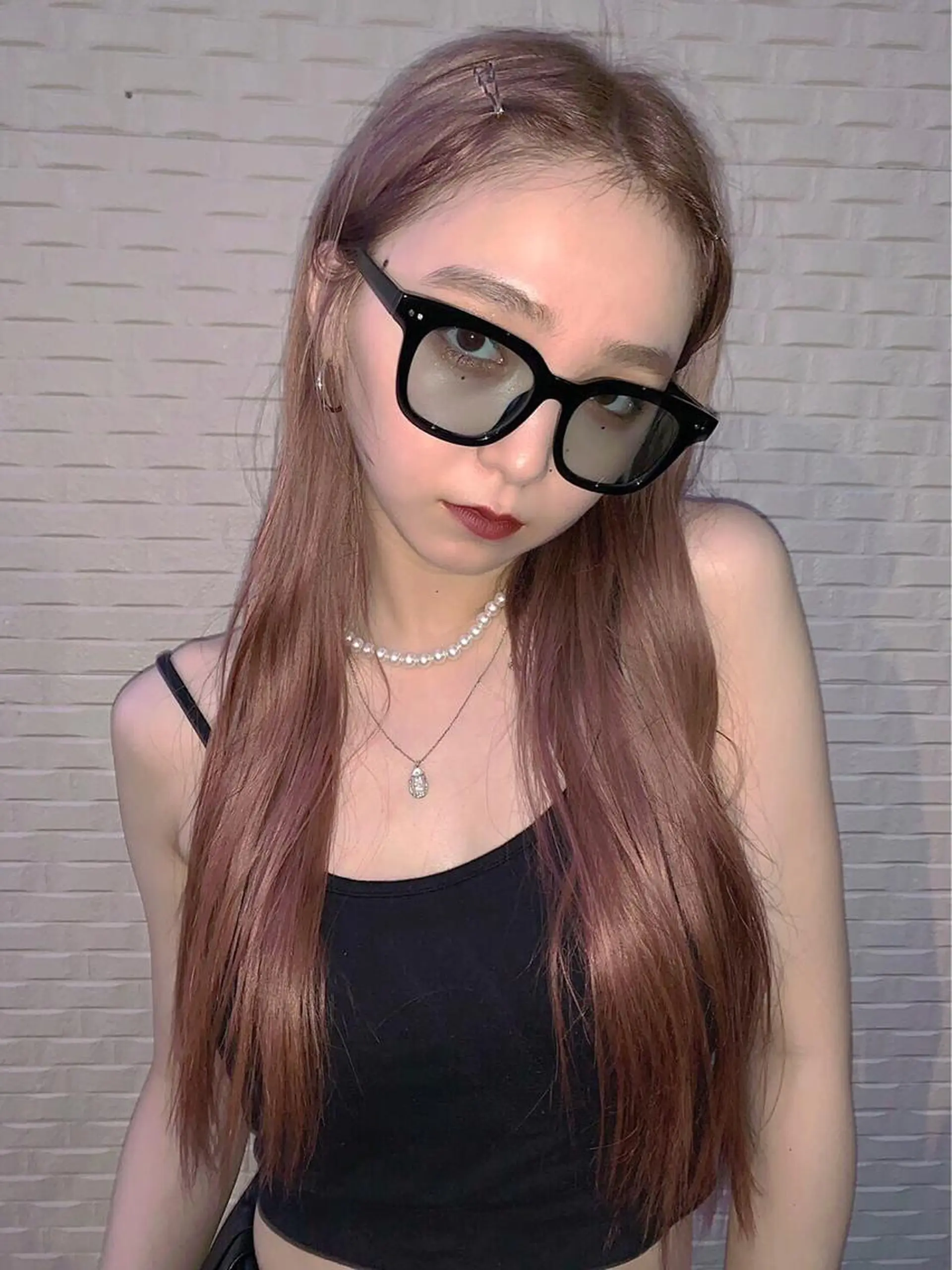 ミディアム カラー ベージュカラー ブリーチ ピンクカラー ピンクベージュ カット ヘアカラー トリートメント SALOWIN所属・ブリーチ✨ ボブ✨レイヤーのヘアスタイル