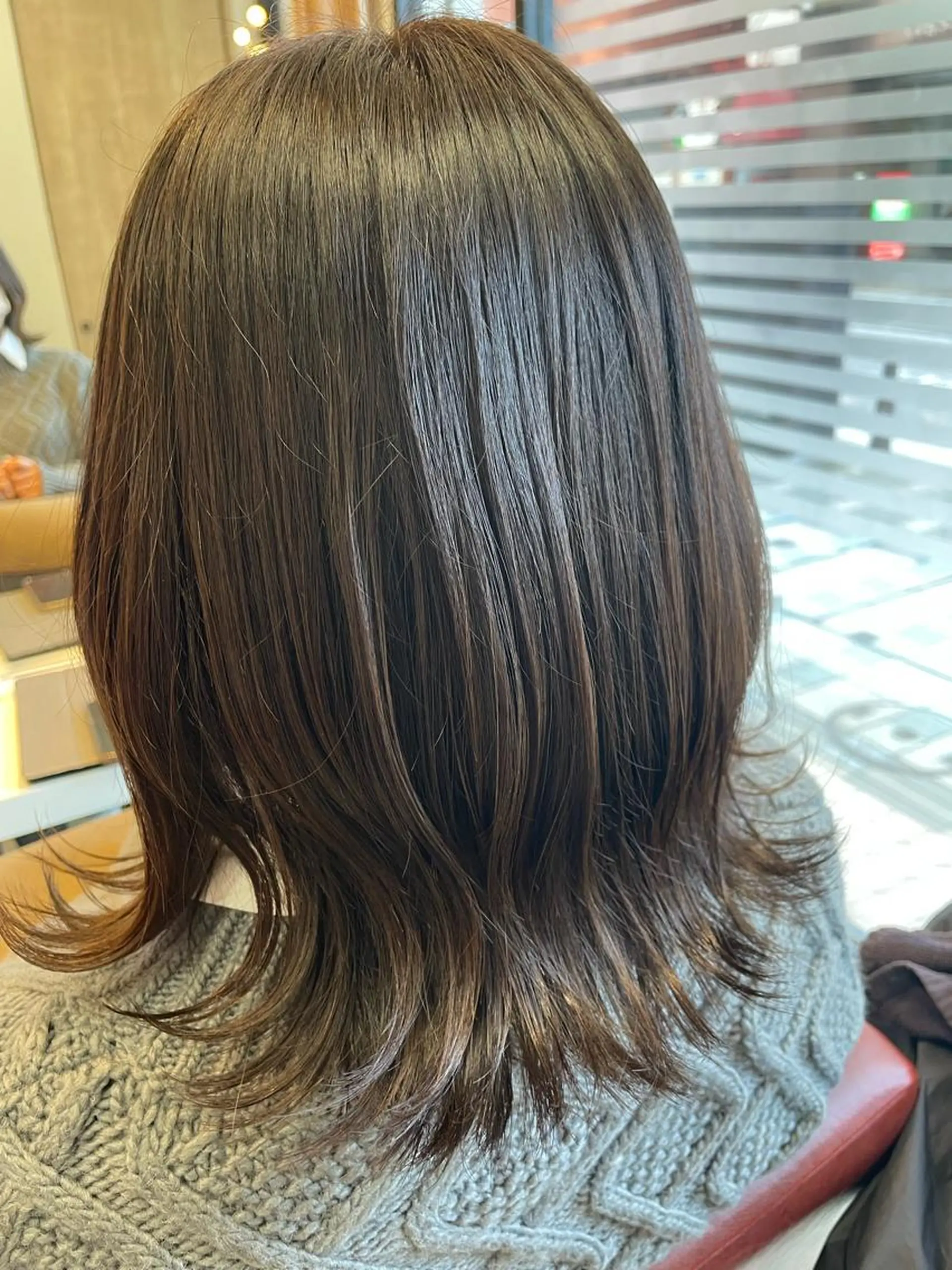 ミディアム ヘアカラー トリートメント ✨横須賀髪質改善✨️ 加藤 百音のヘアスタイル