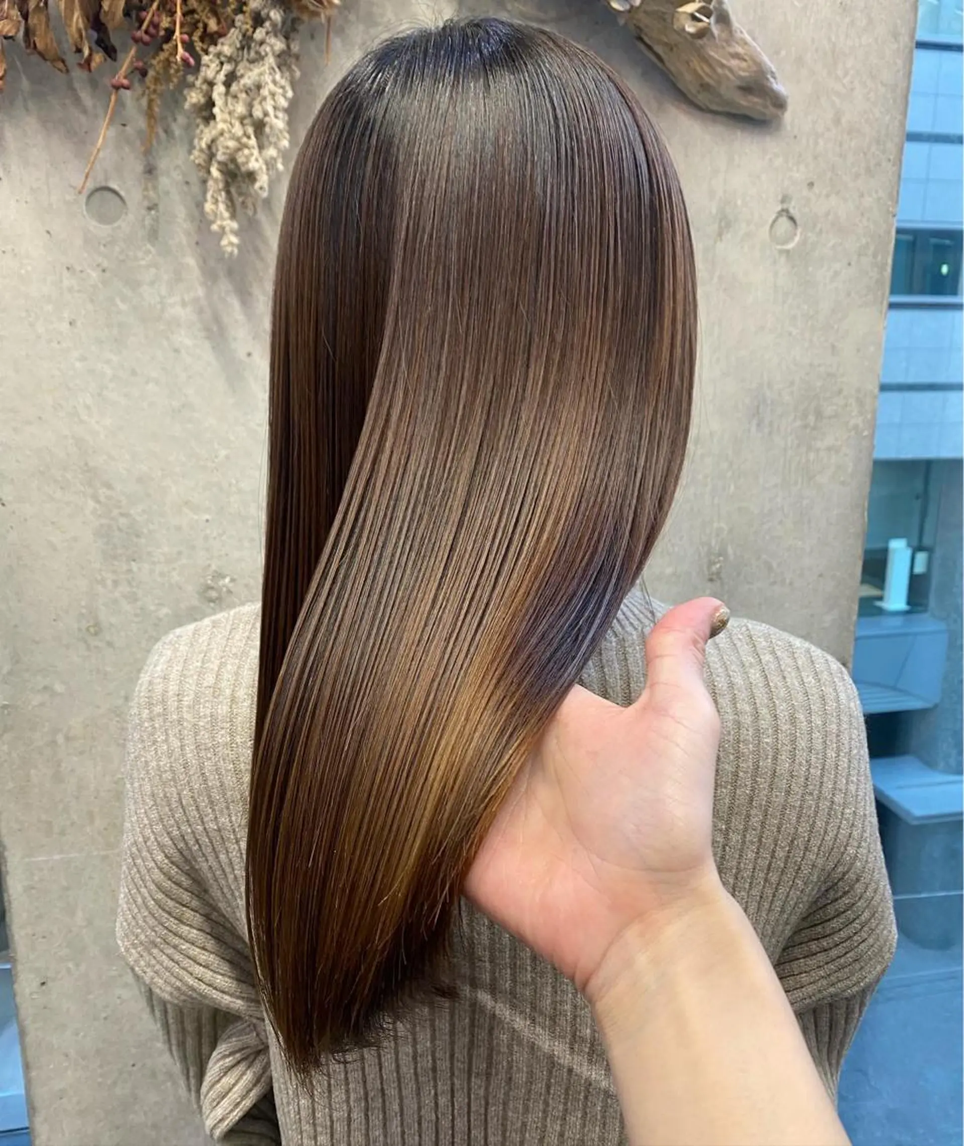 ロング 髪質改善 トリートメント ❣️髪質改善特化❣️ カモアオイのヘアスタイル