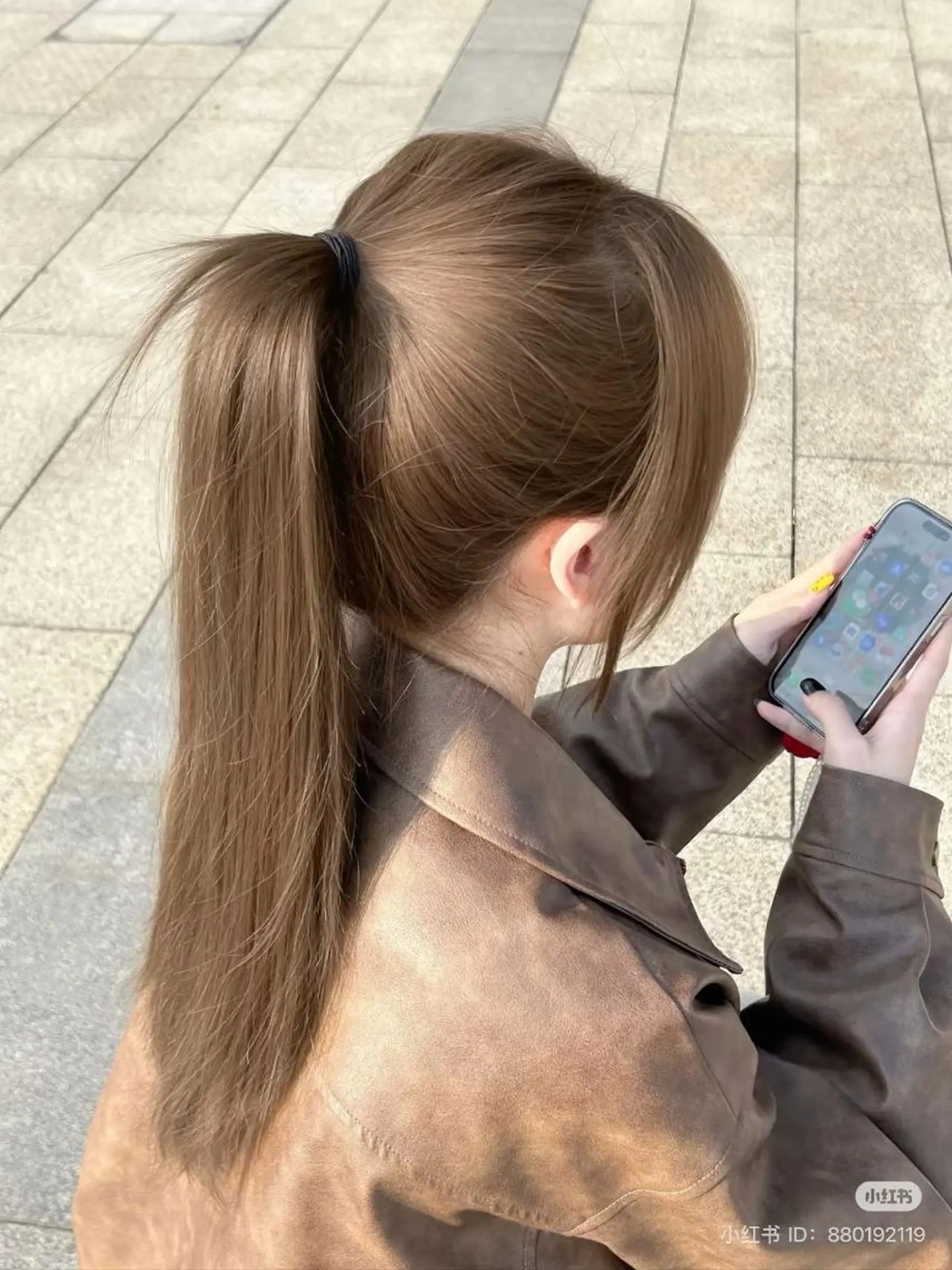 カラー 韓国うる艶ベージュ 🤎まなかのヘアスタイル