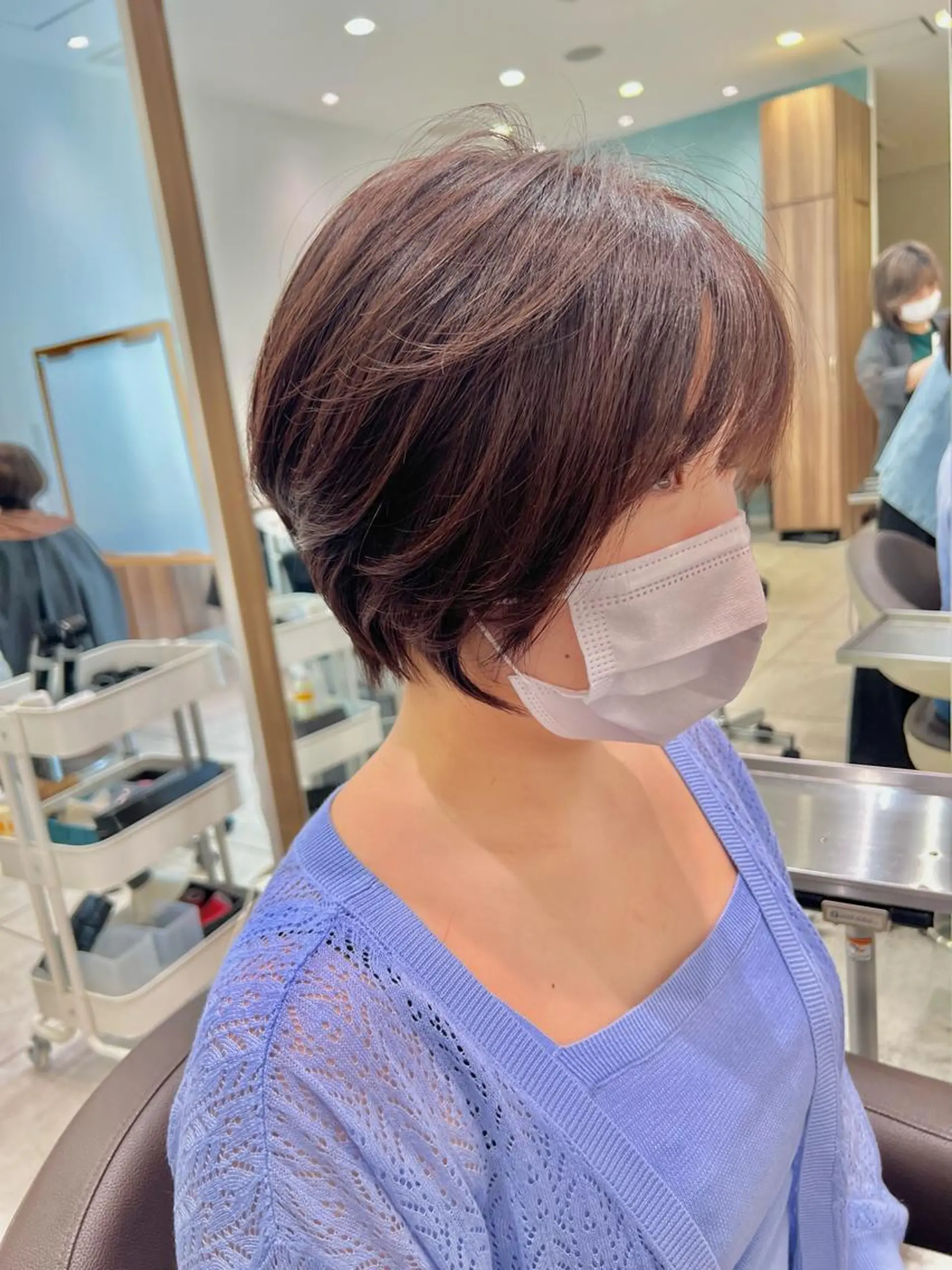 ショート カット ヘアカラー トリートメント 大人ショート/ 高下将一のヘアスタイル