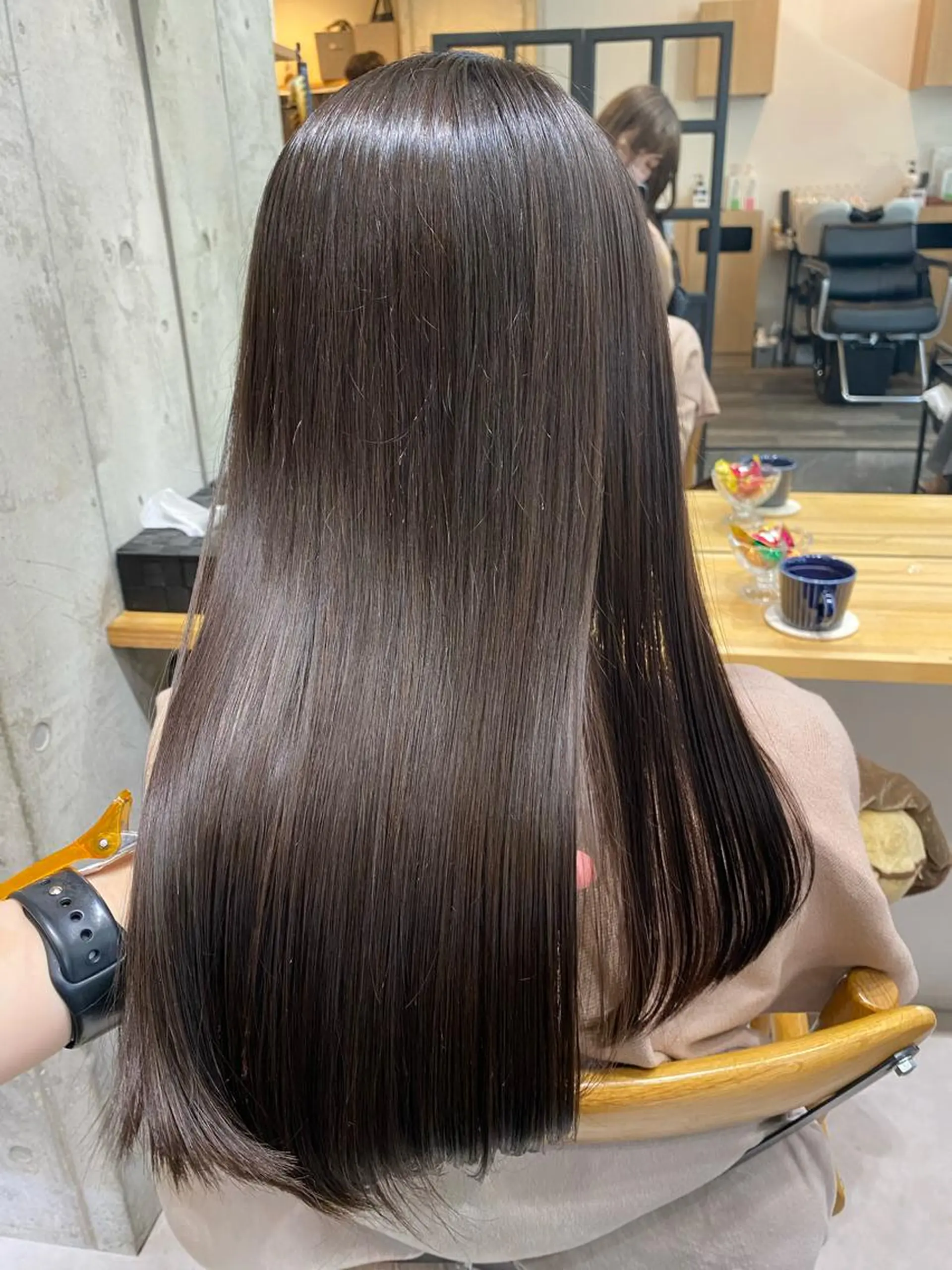 ロング カラー カット ヘアカラー トリートメント Dxxxx III所属・オシャレ女性目線の 大人メンズ❁⃘*.ﾟのヘアスタイル