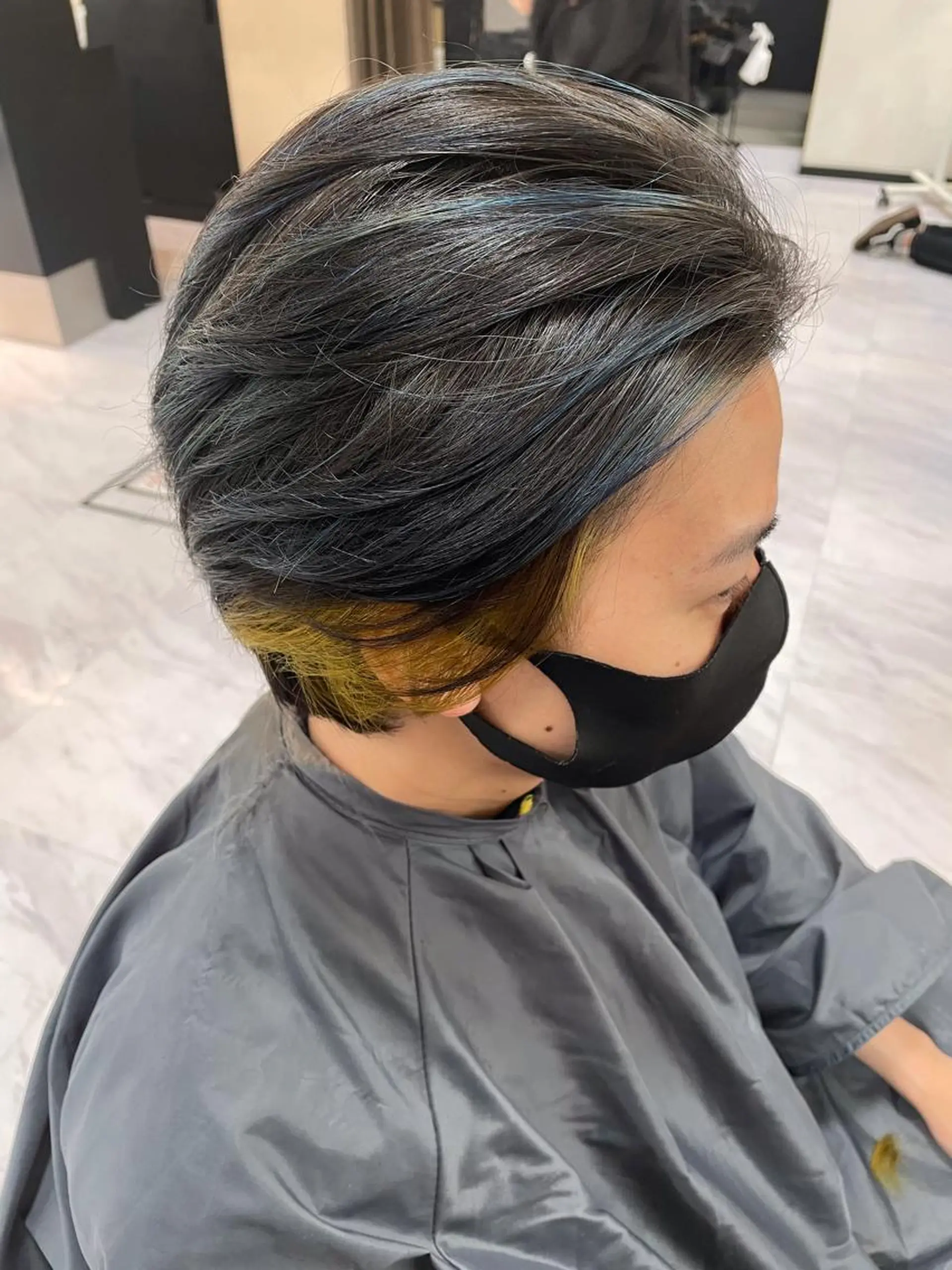 カラー メンズ メンズハイライト ハイライトカラー ヘアカラー トリートメント ヘアセット 🌼杉田 胡桃🌼のヘアスタイル