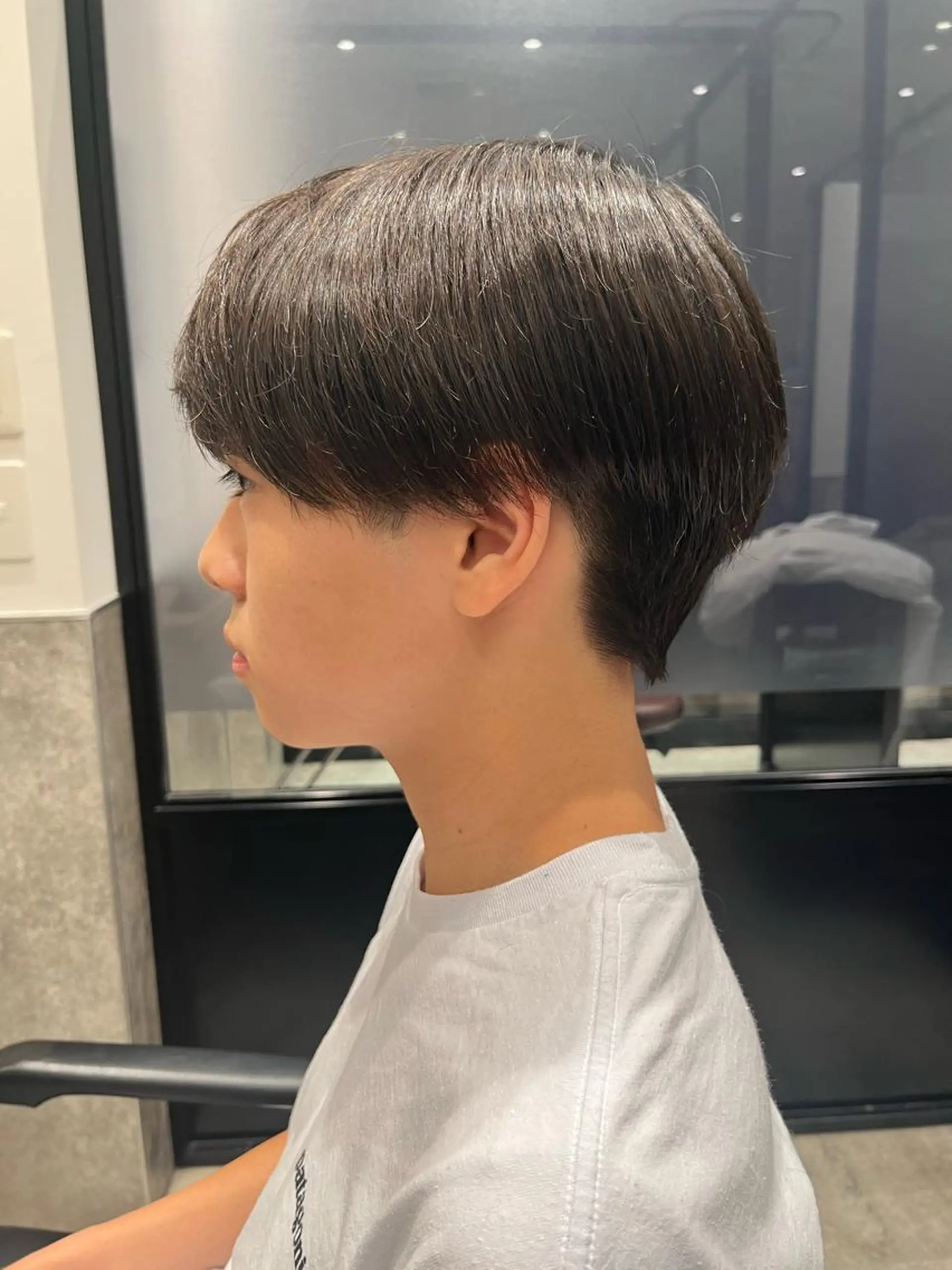 ショート メンズ カット 縮毛矯正 店舗移動します ご連絡くださいESAのヘアスタイル