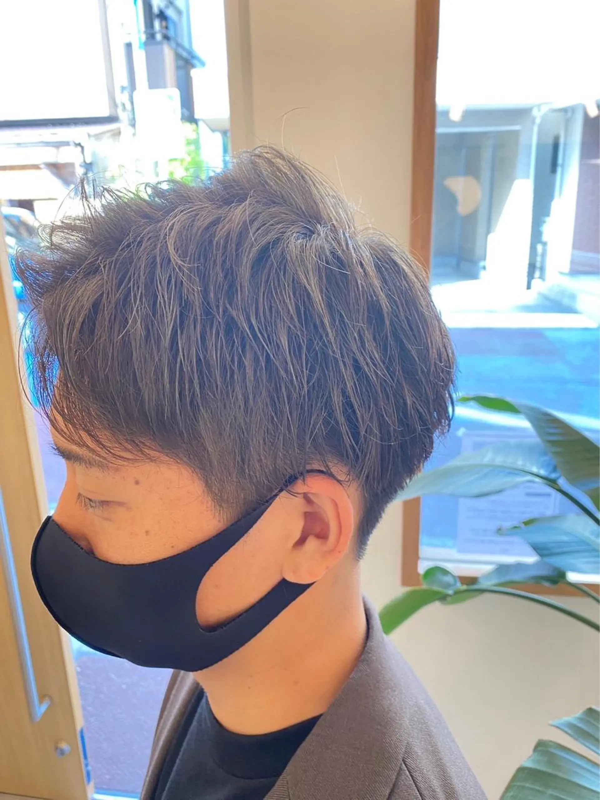 ショート カラー メンズ sweetroom所属・縮毛矯正/透明感 カラー/平塚/サトウのヘアスタイル