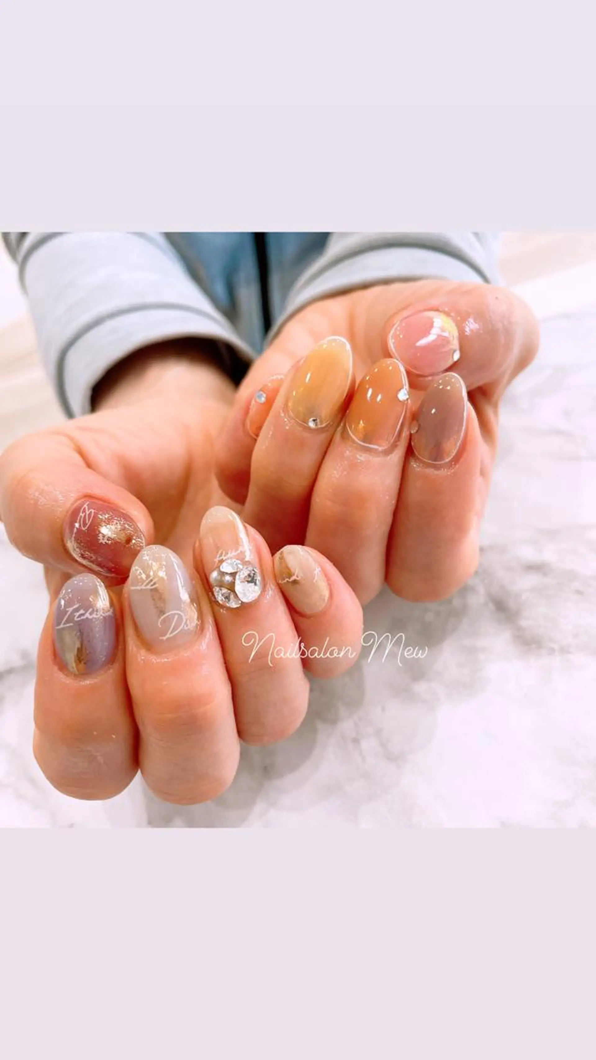 ネイル ハンドネイル Nailsalon Mew所属・Nailsalon Mew❤︎のネイルデザイン