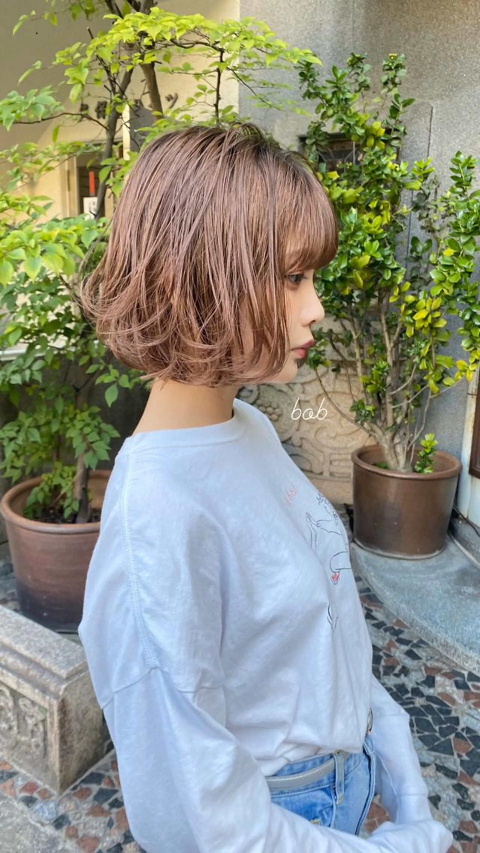 ショート カラー ヘアアレンジ tre/e'所属・ハイライトカラー橋本 昇平のヘアスタイル
