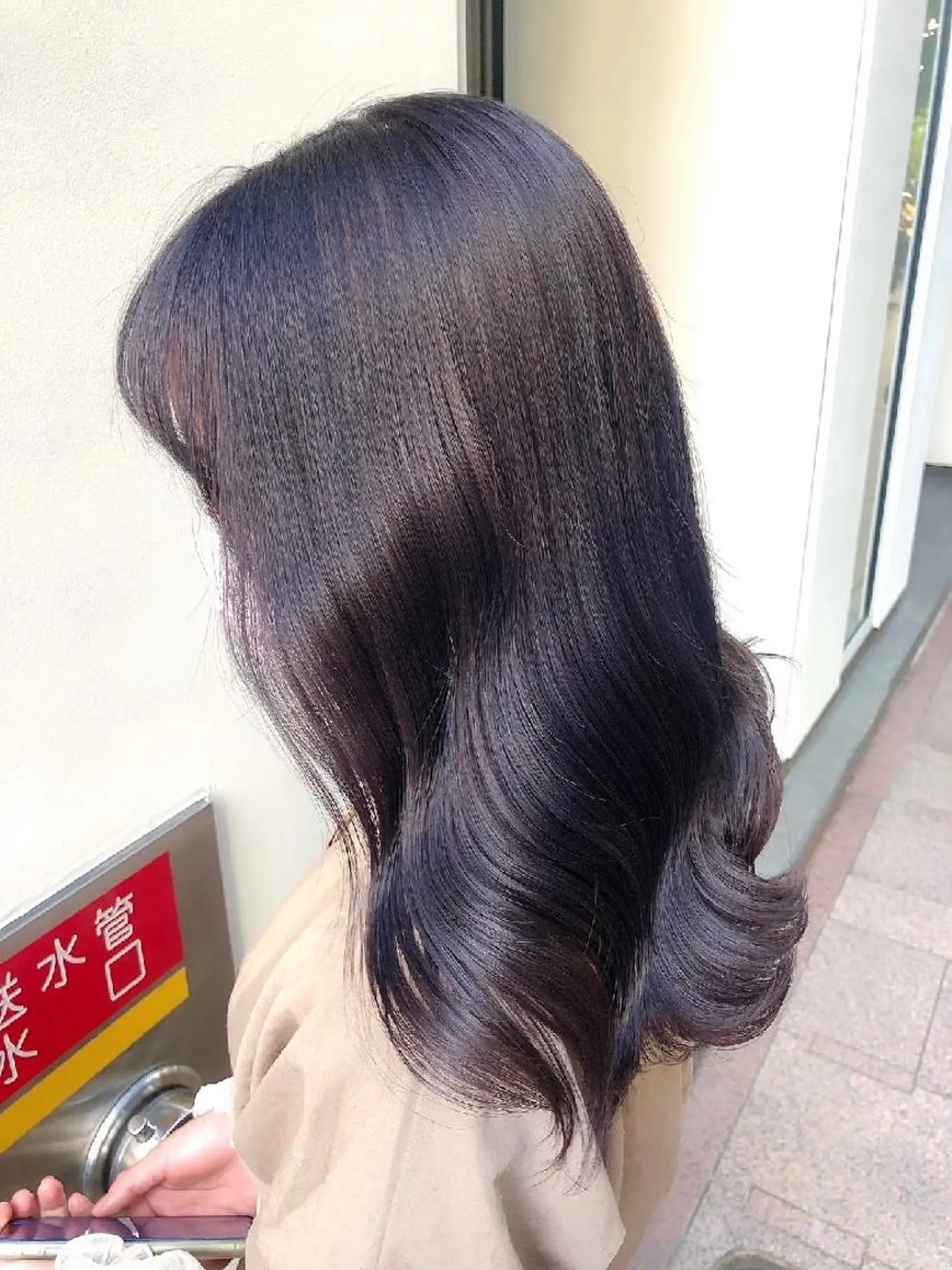 ミディアム ヘアカラー トリートメント 縮毛矯正/レイヤー 💎やまもとちひろのヘアスタイル