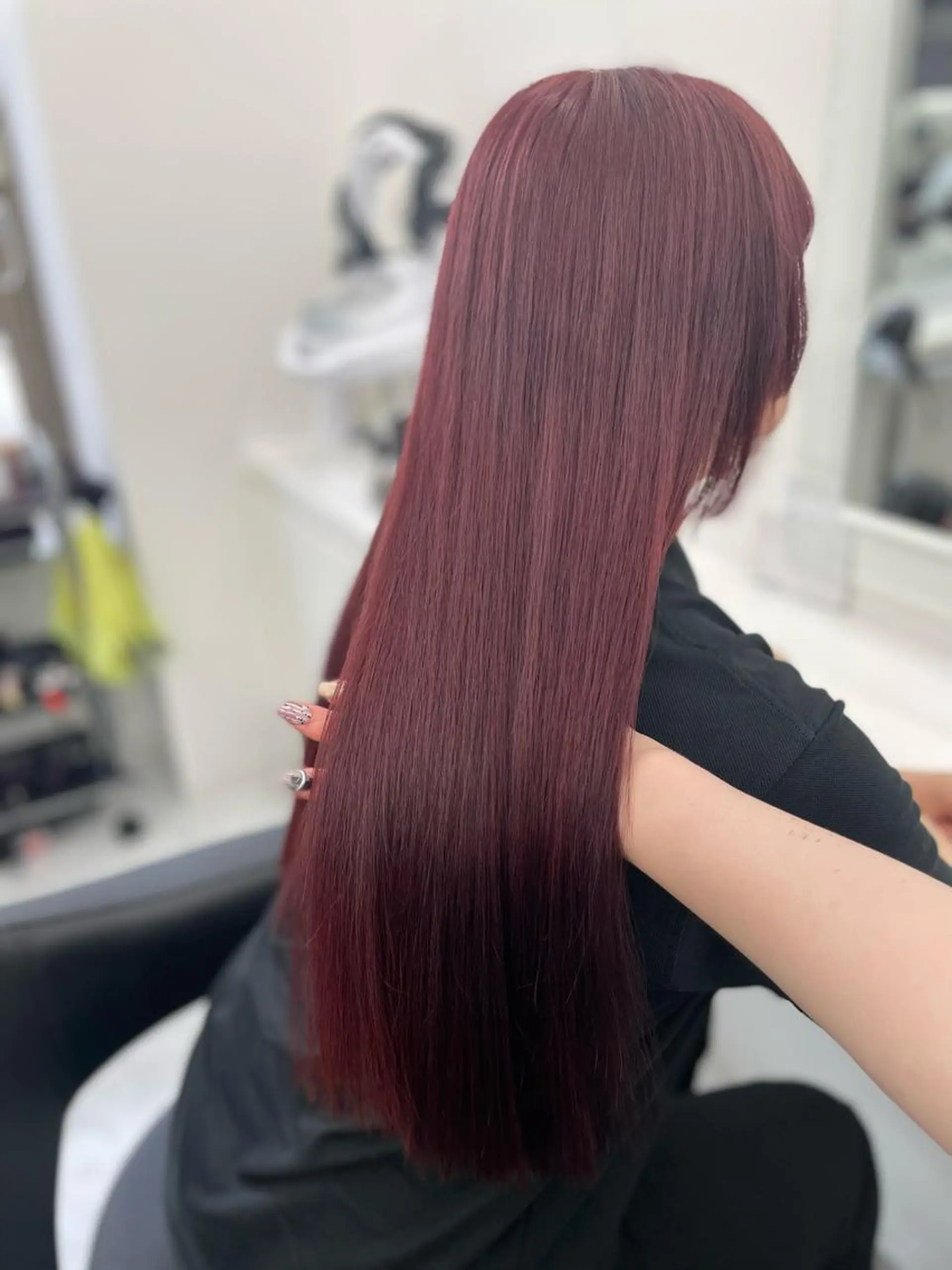ロング ヘアカラー トリートメント ヘアセット GO TODAY SHAiR SALON所属・🤍韓国トレンド ヘア🤍miku🤍のヘアスタイル