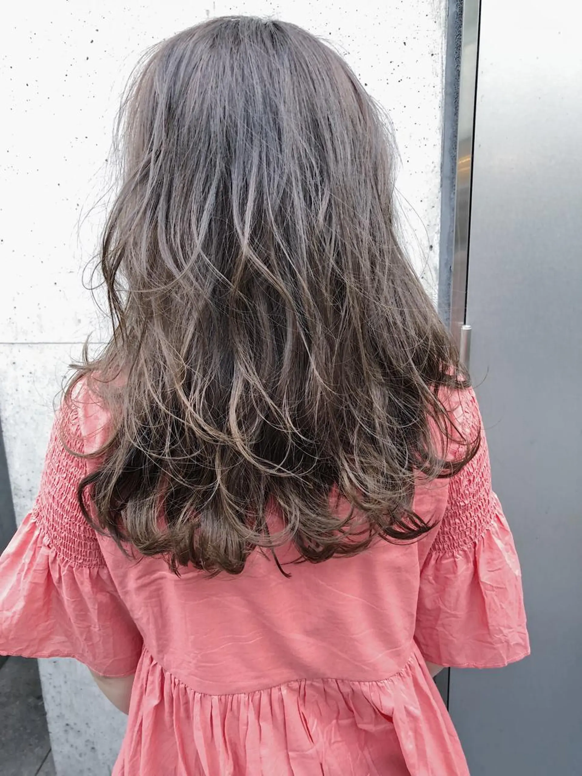 ロング カラー ハイライトカラー ハイライト 似合わせ専門美容師 なかじまのヘアスタイル