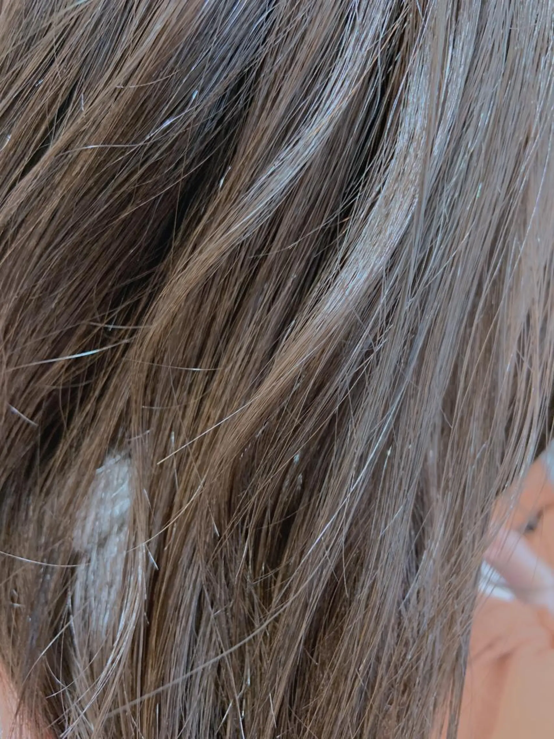 セミロング カラー ヘアアレンジ アッシュ 透明感カラー rita atelier 【リタ】所属・韓国hair🦋 Nanaのヘアスタイル