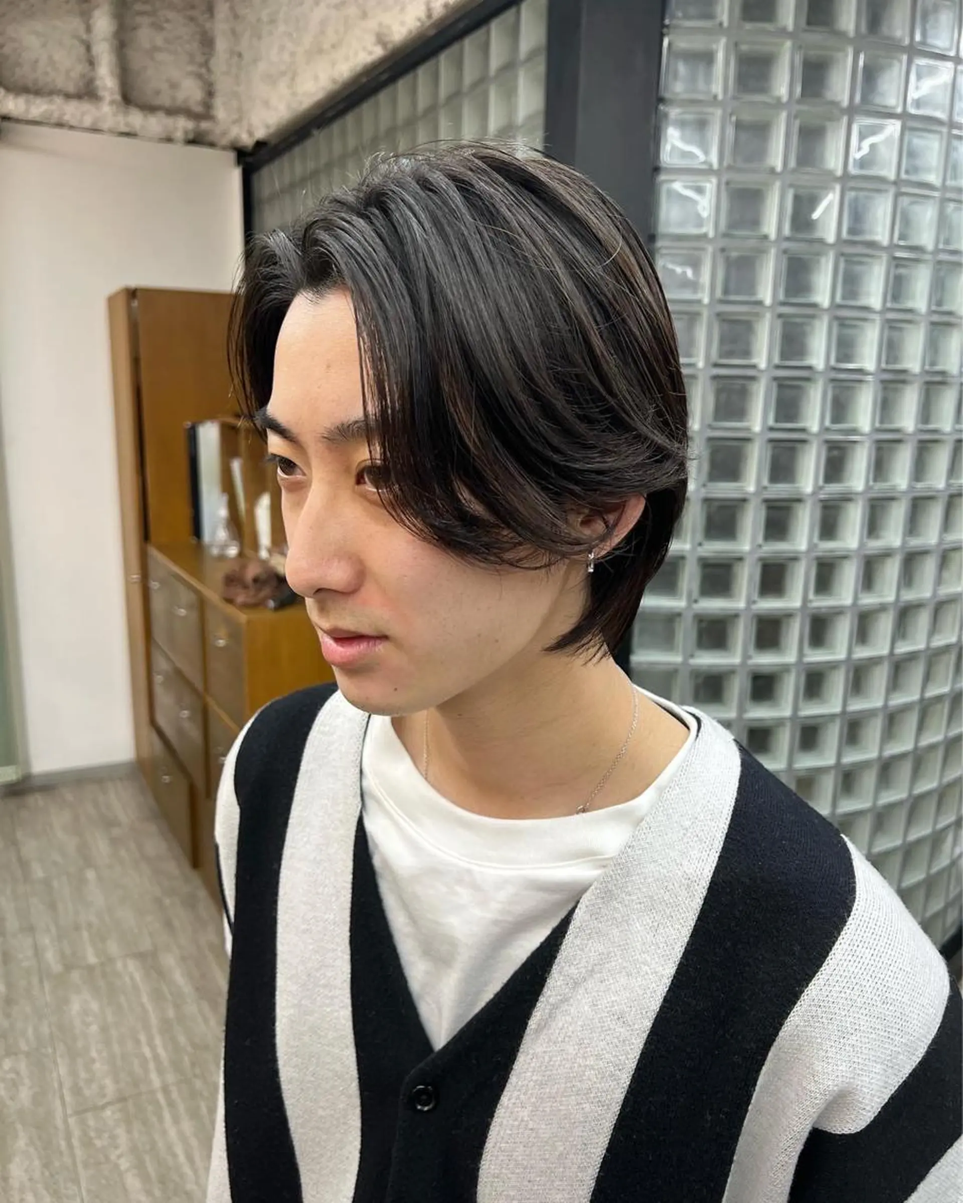 メンズ カット 透明感カラー ゆうだいのヘアスタイル