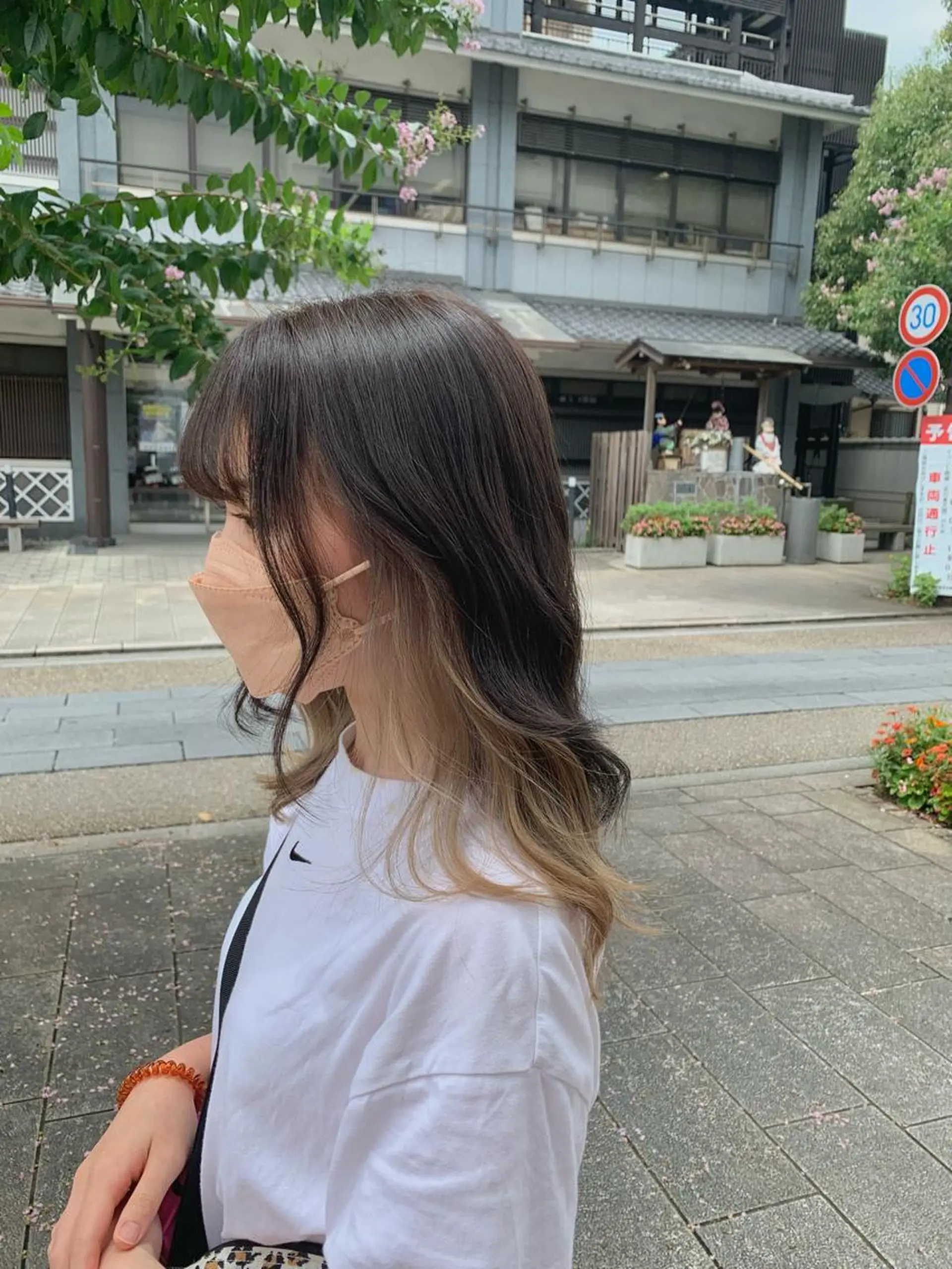 セミロング カラー Lunapiena所属・Lunapiena 🫧ナナのヘアスタイル