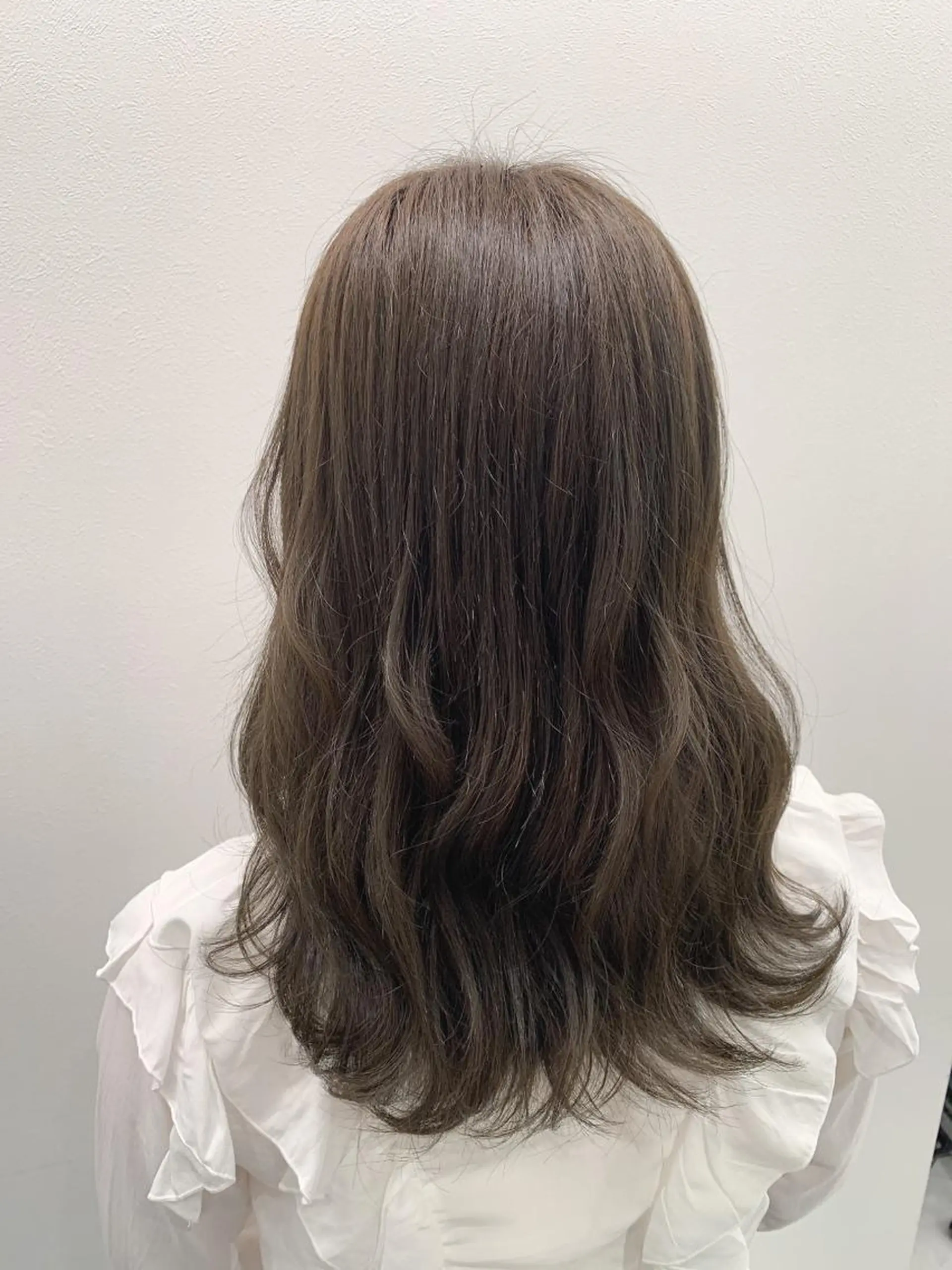 セミロング カラー ヘアアレンジ ナチュラル艶髪 なおき｜池袋美容師のヘアスタイル