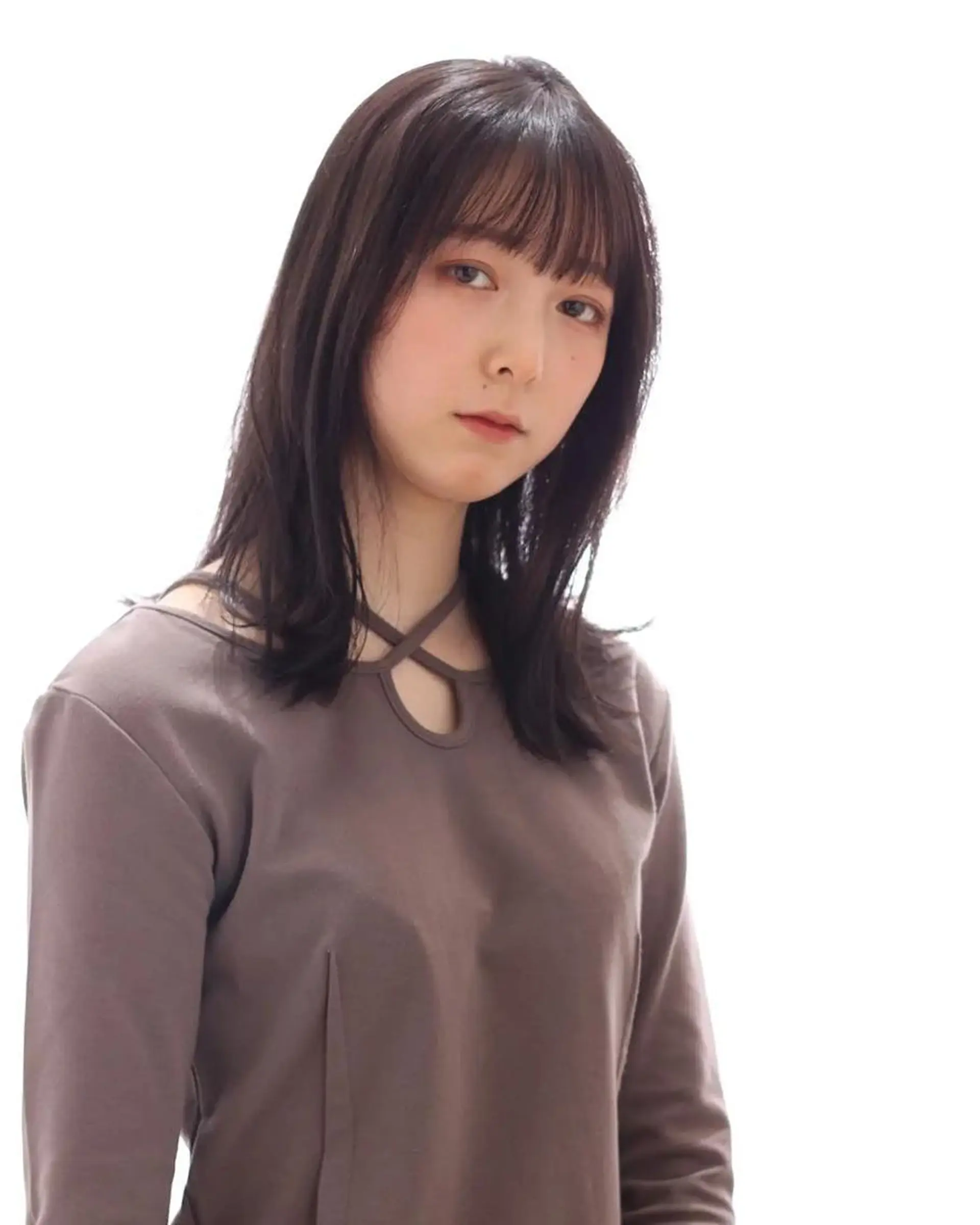 ミディアム 奈良 慎司のヘアスタイル