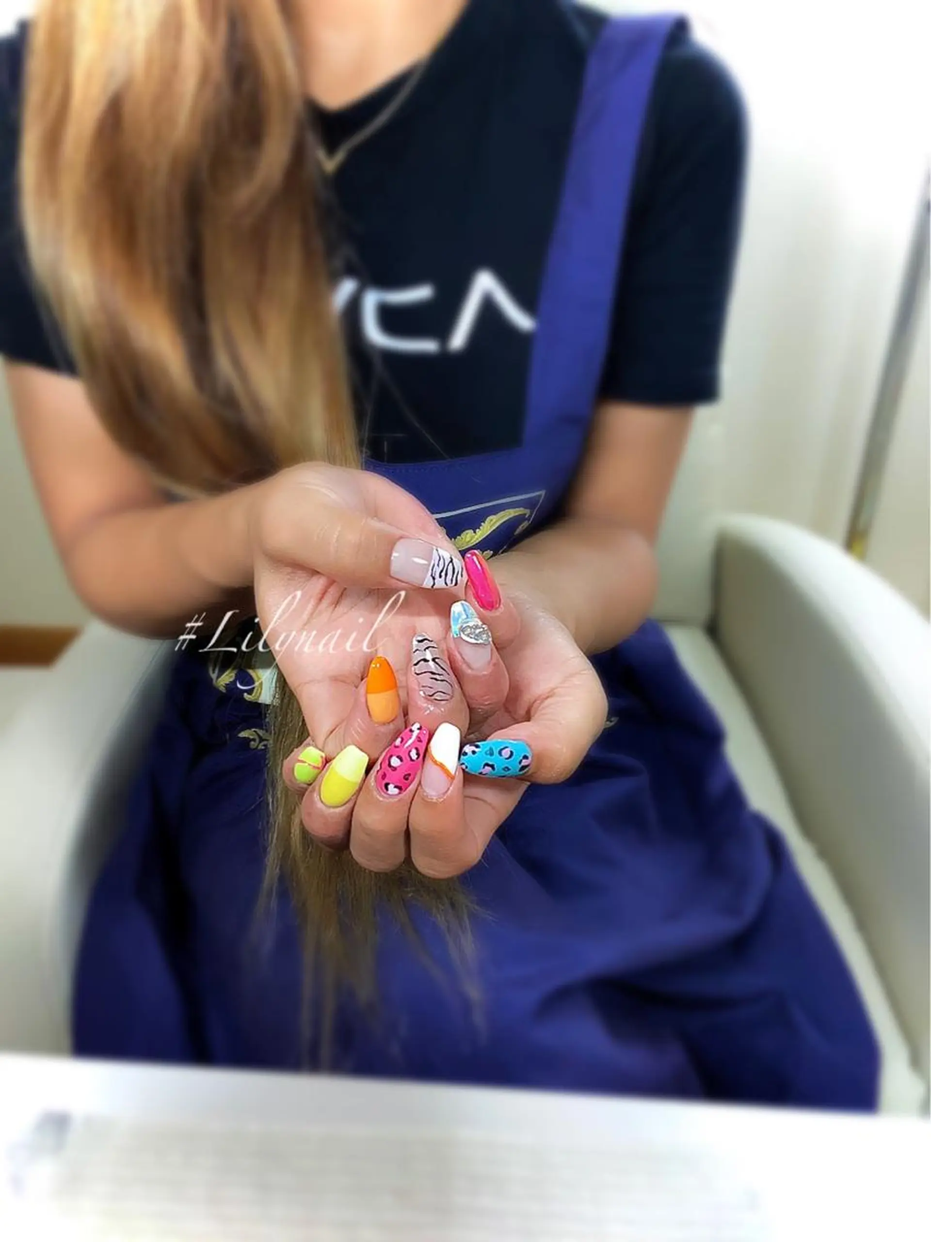 ネイル ハンドネイル #Lilynail ﾊﾙｶのネイルデザイン