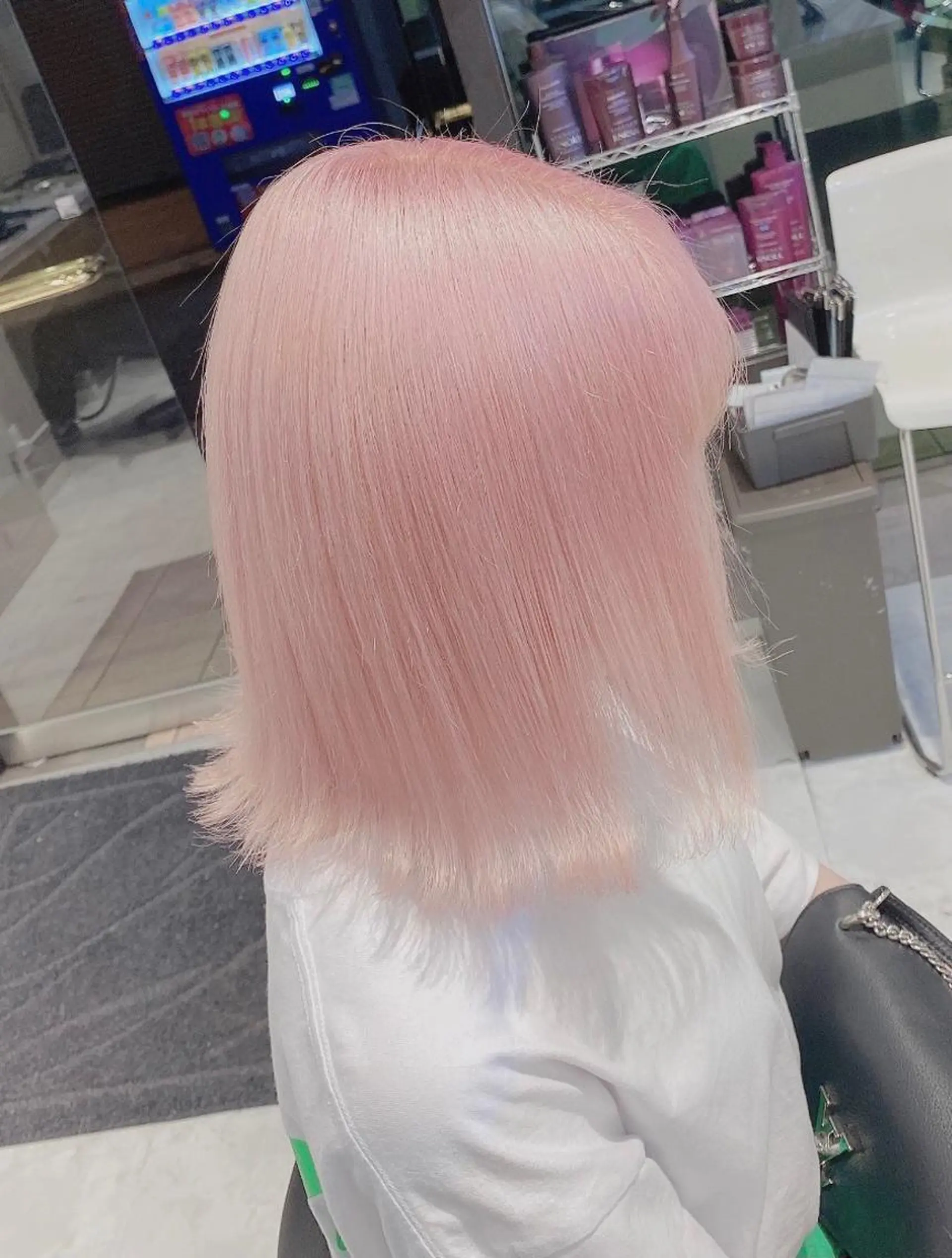 ミディアム カラー ヘアカラー トリートメント ヘアセット 🩶【推しハイトーン 】yuzu🩶のヘアスタイル