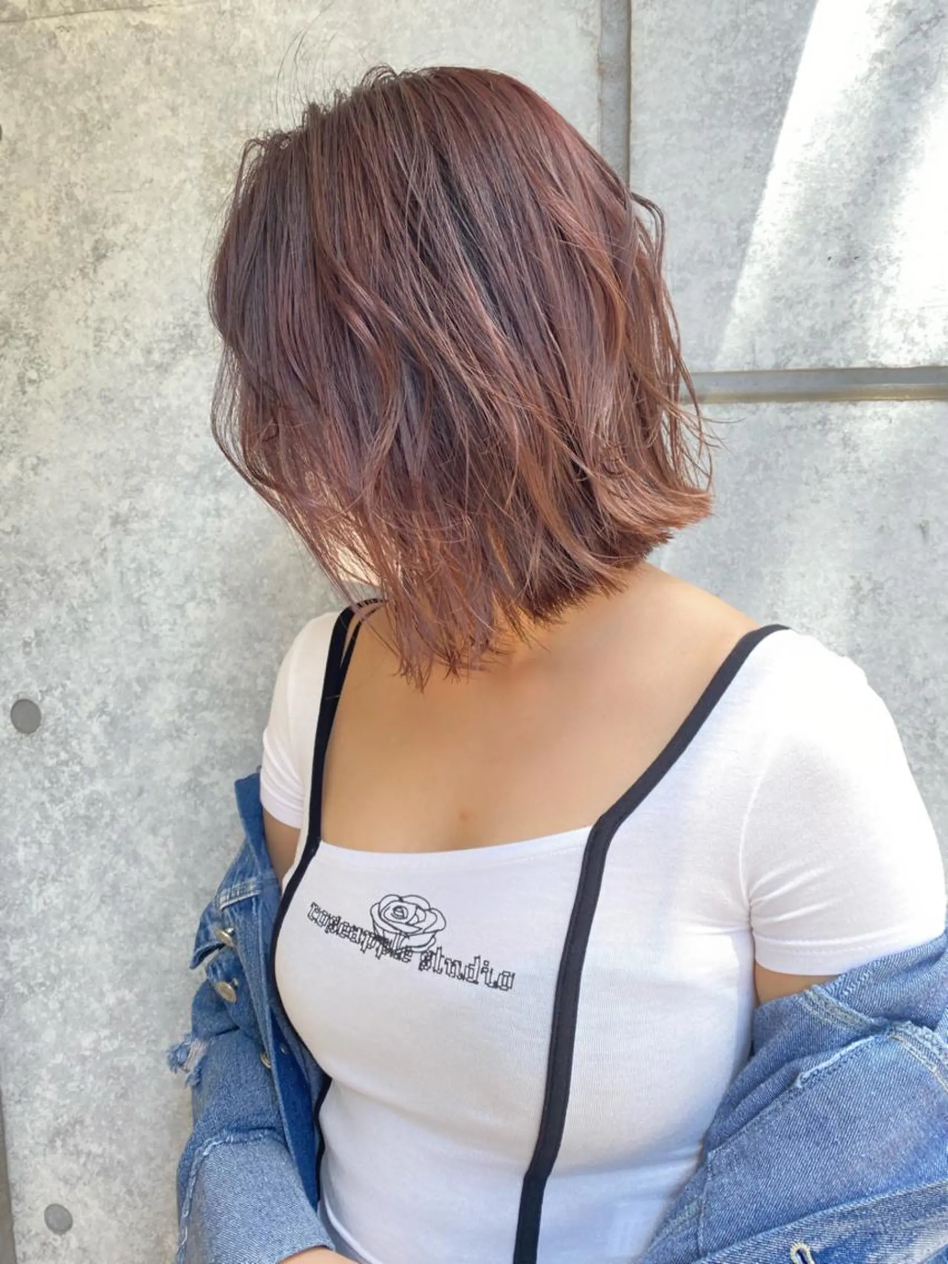 ミディアム カラー カット ヘアカラー トリートメント MiU所属・髪質改善|ストレート |ブリーチ|ゆたかのヘアスタイル