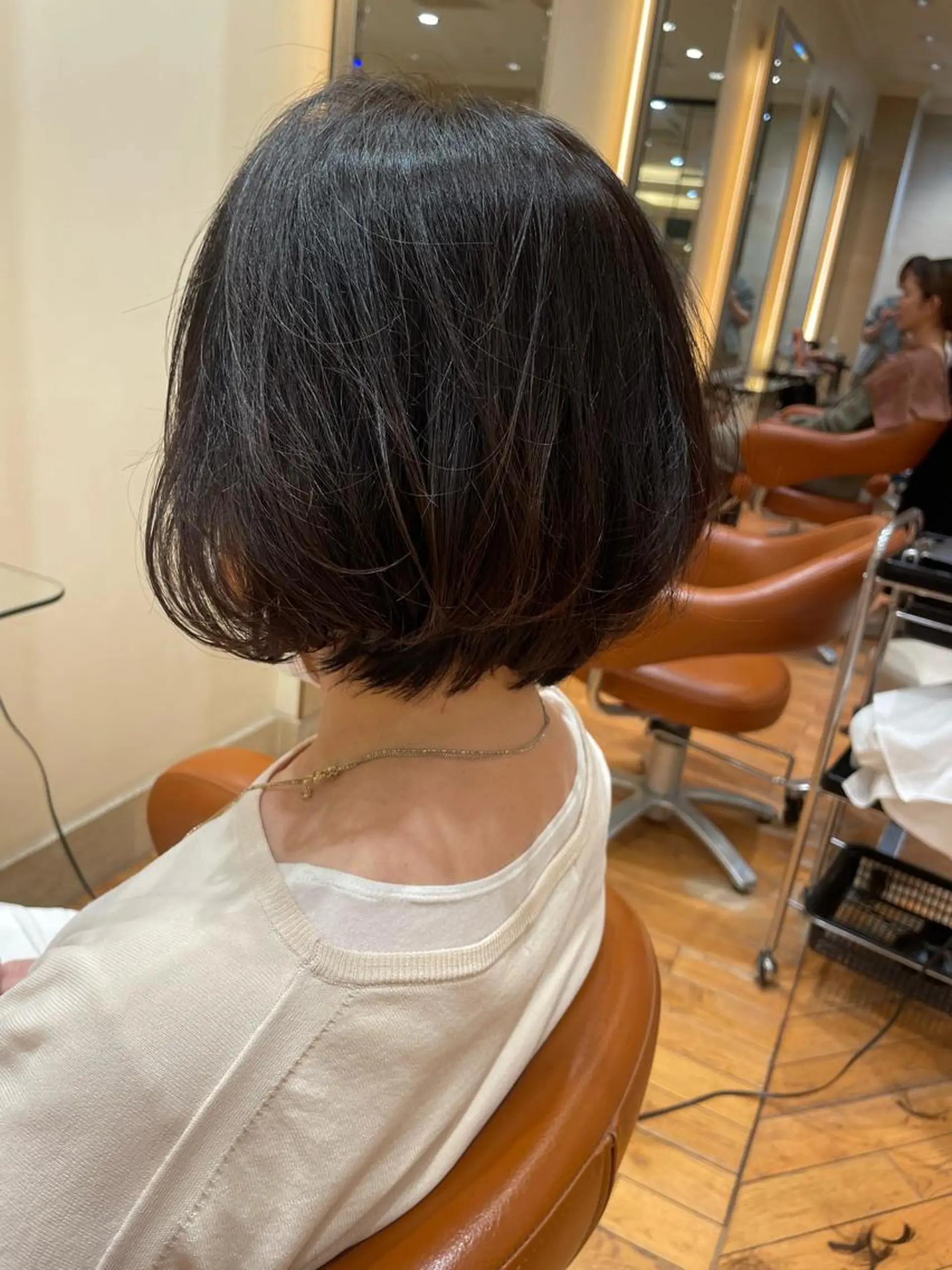 ショート ボブ くせ毛 ボブ ホノカのヘアスタイル