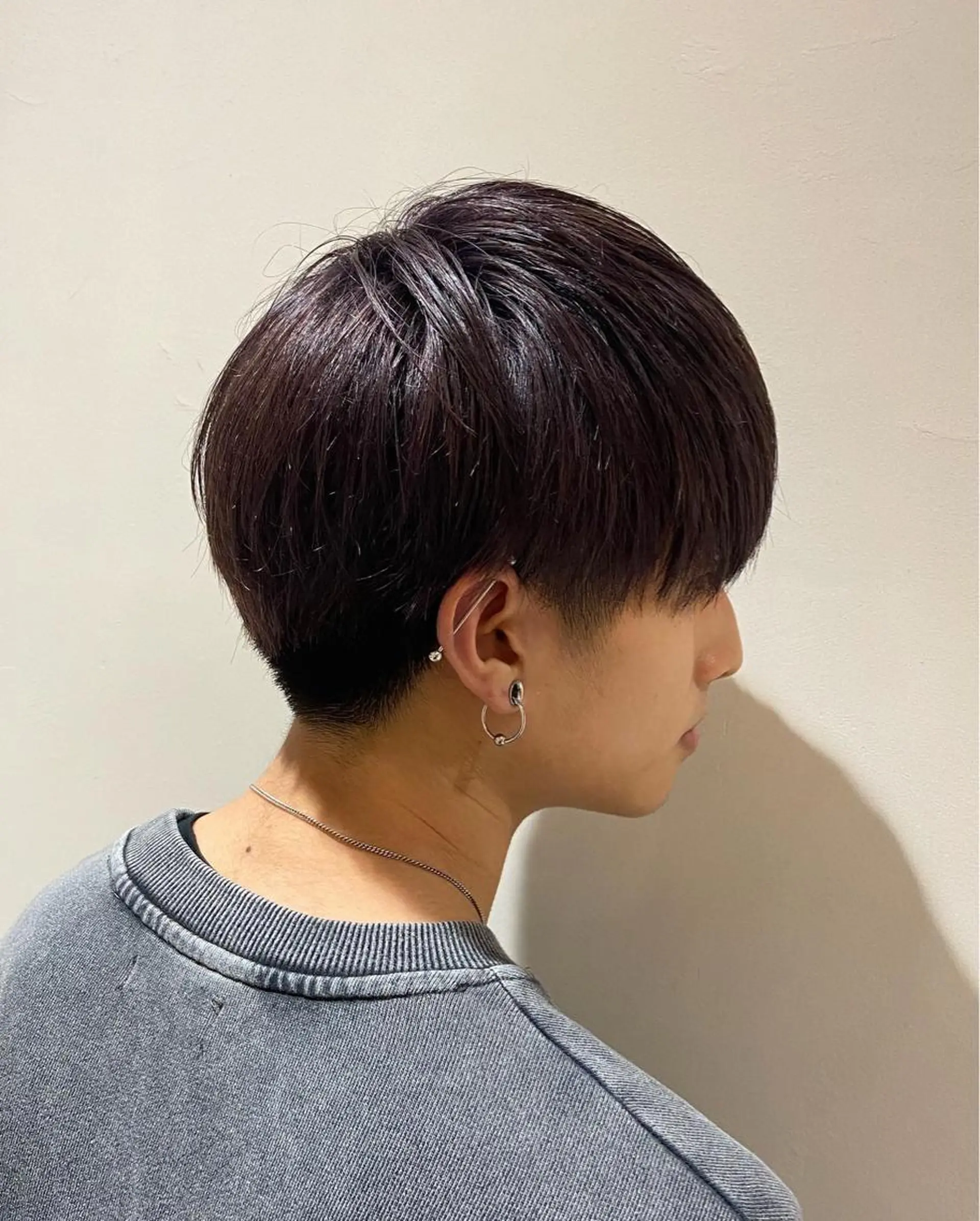 ショート カラー パープルカラー amie   水戸所属・レイヤー💧艶髪 💧Syotaのヘアスタイル
