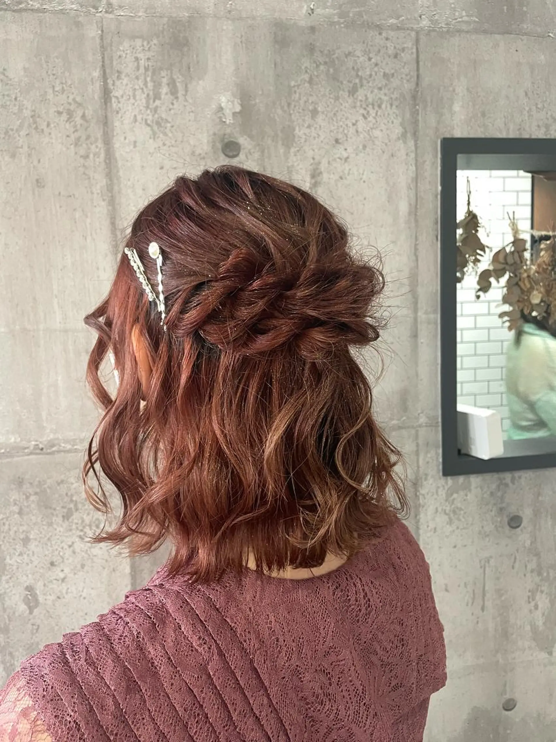 ヘアアレンジ ハーフアップ ヘアセット Hair Labo ASH所属・Hair Labo ASH  あみん♡のヘアスタイル