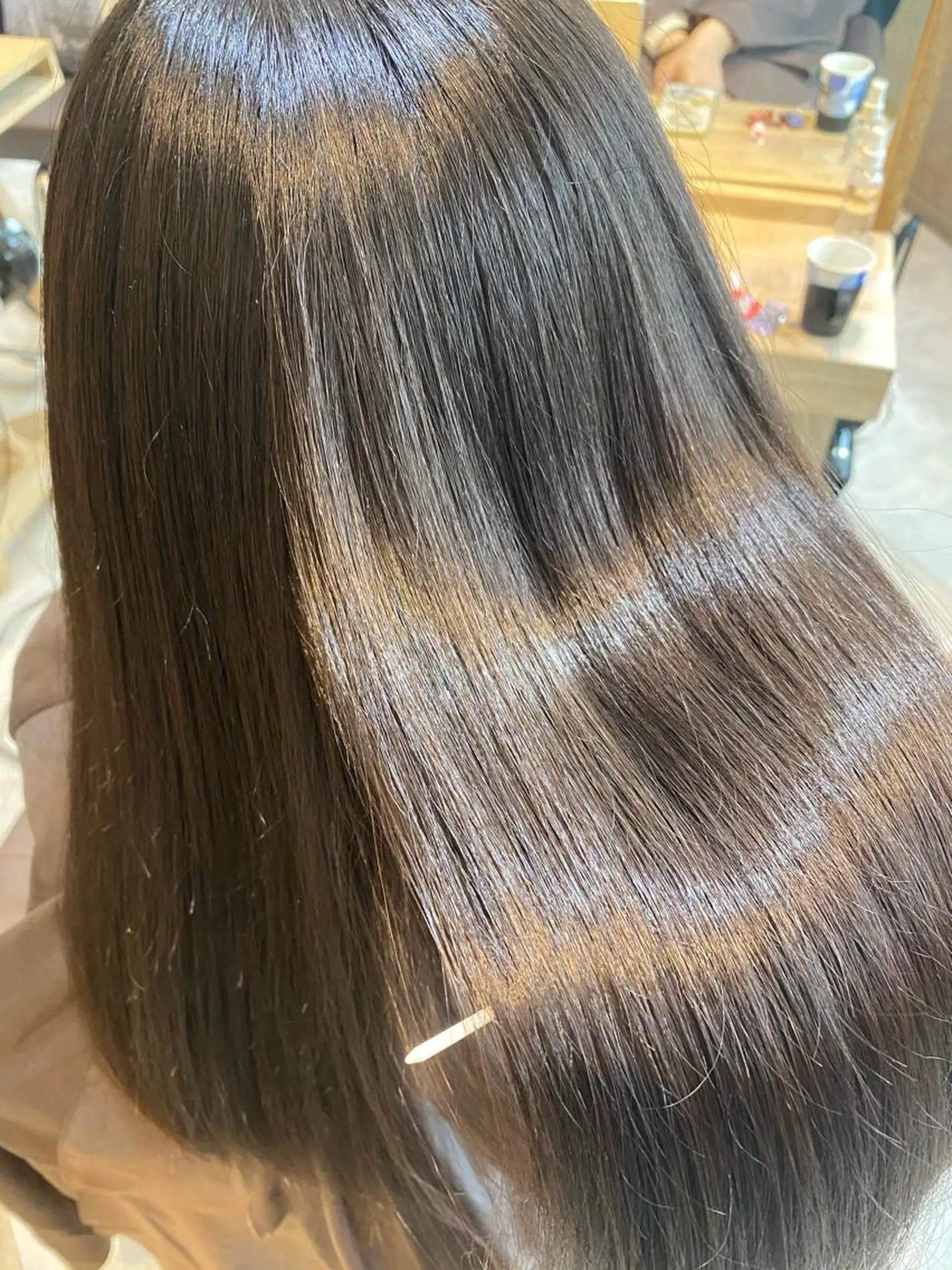 セミロング カット ヘアカラー トリートメント 髪質改善トリートメント&ヘッドスパ専門店LAPISUTA門前仲町所属・成川 陽介のヘアスタイル