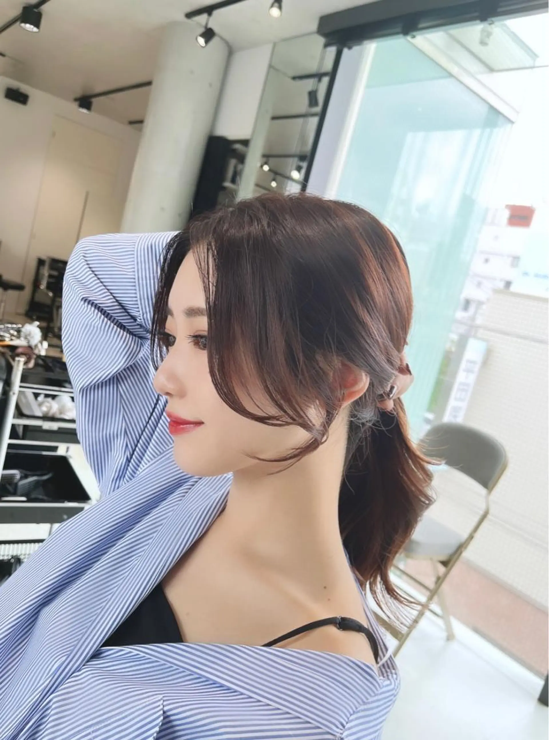セミロング カット ヘアカラー トリートメント 🌫️大人韓国ヘア 🌫️naoyaのヘアスタイル