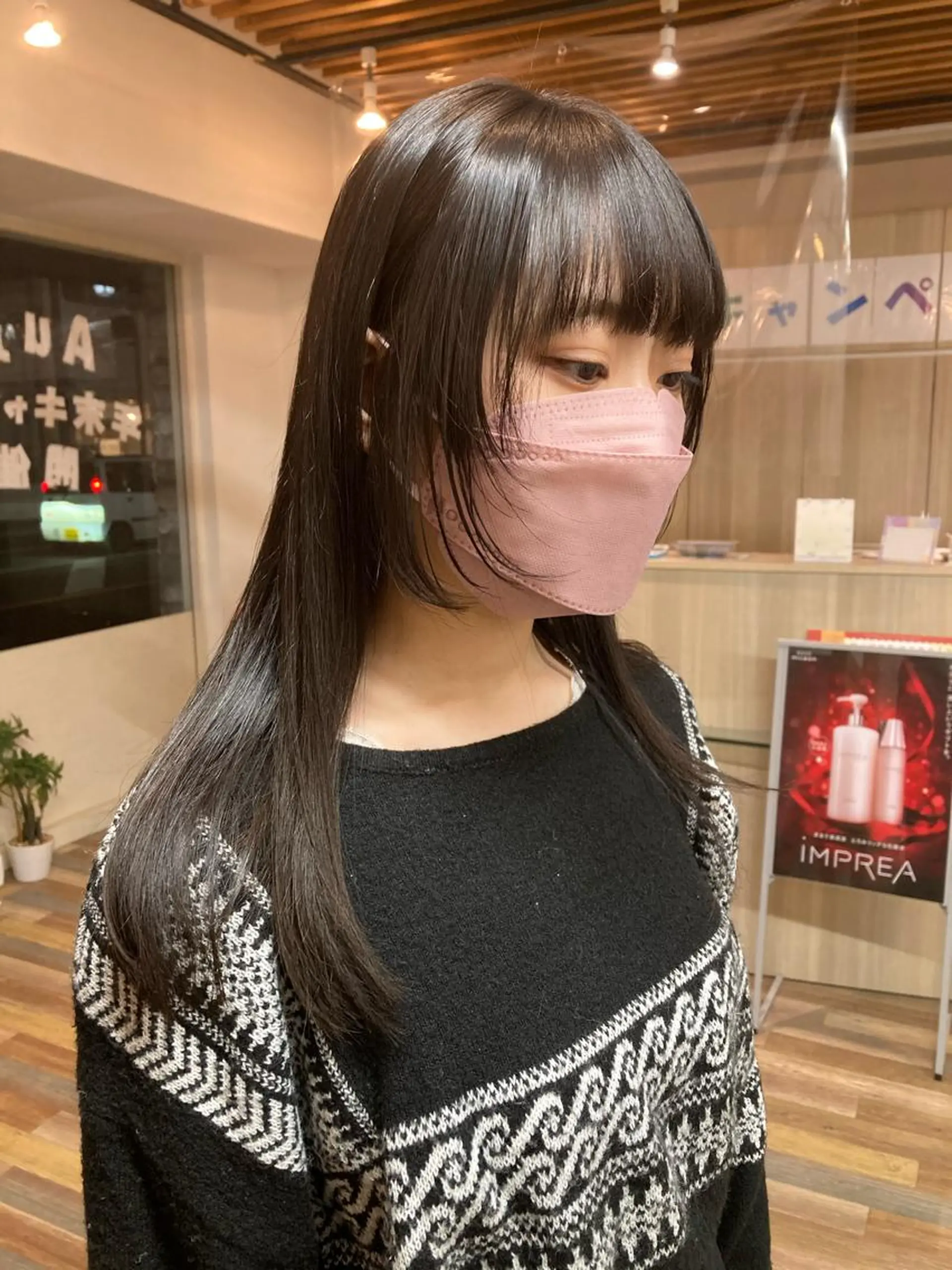セミロング カラー カット ヘアカラー 縮毛矯正 トリートメント ✂️似合わせの魔術師 石田一樹✂️のヘアスタイル