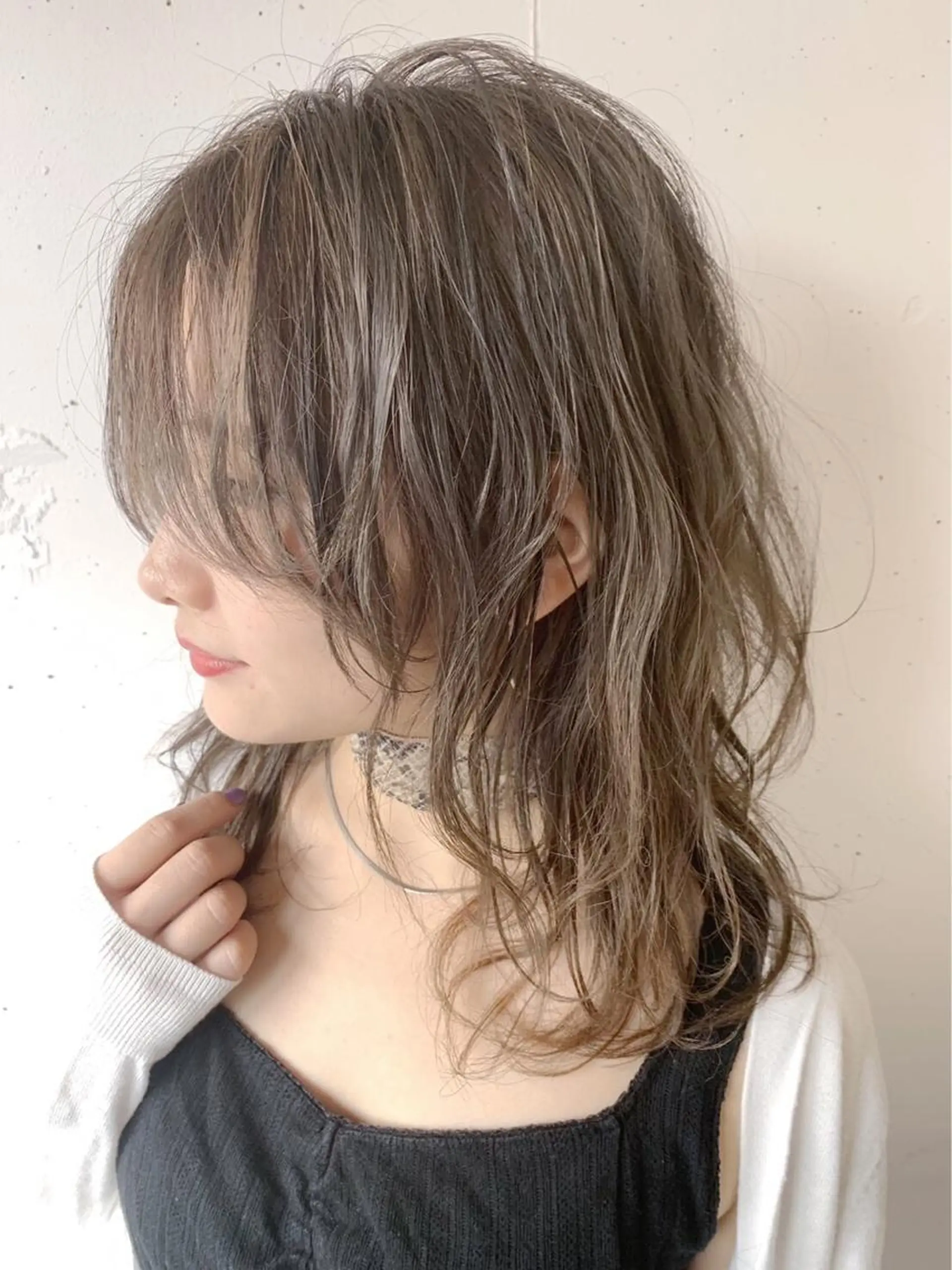 ミディアム パーマ vain【ヴェイン】渋谷所属・タカハシ ショウタのヘアスタイル