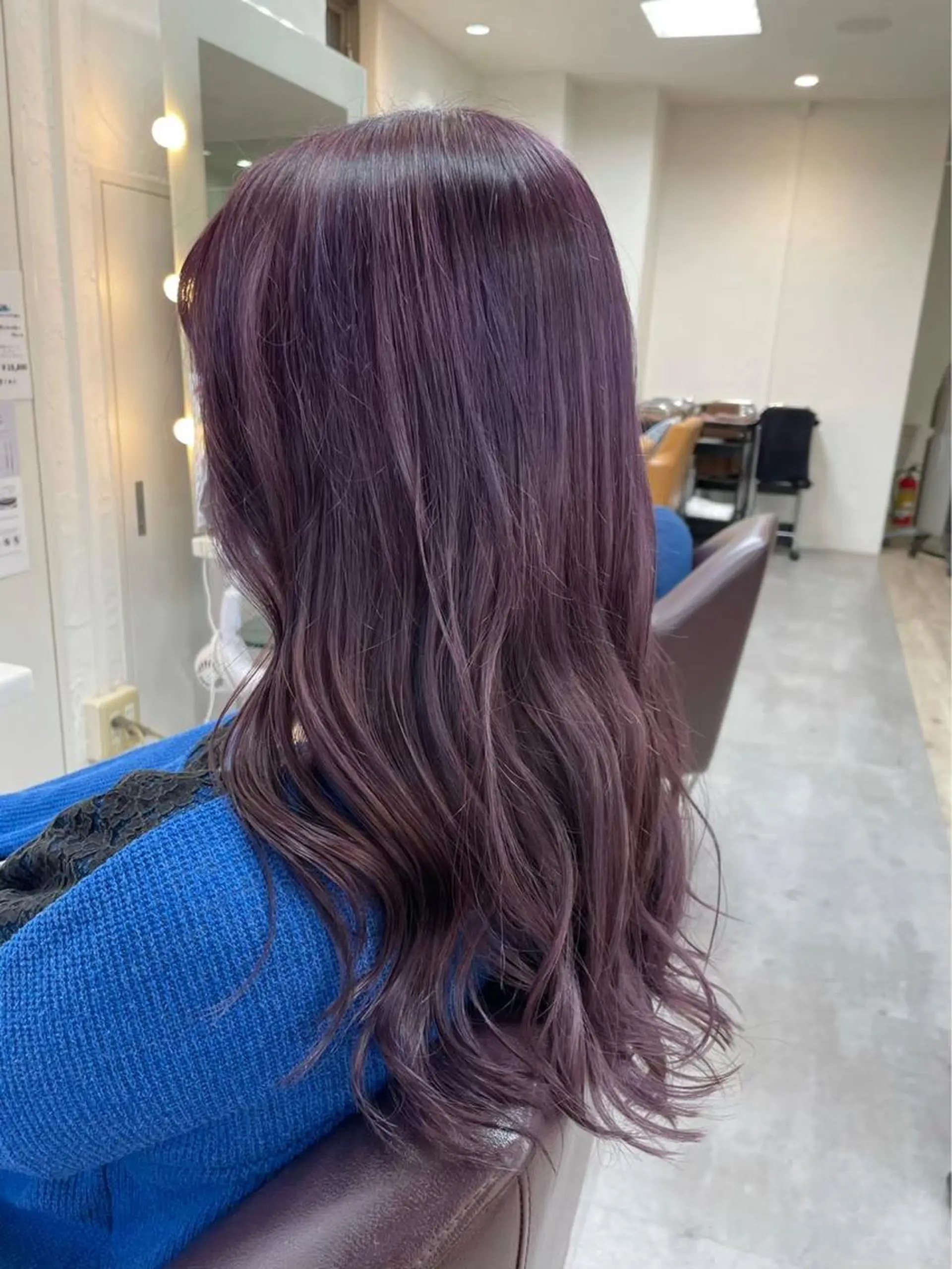 カラー ダブルカラー 女性カットモデル 募集　石田沙優美のヘアスタイル