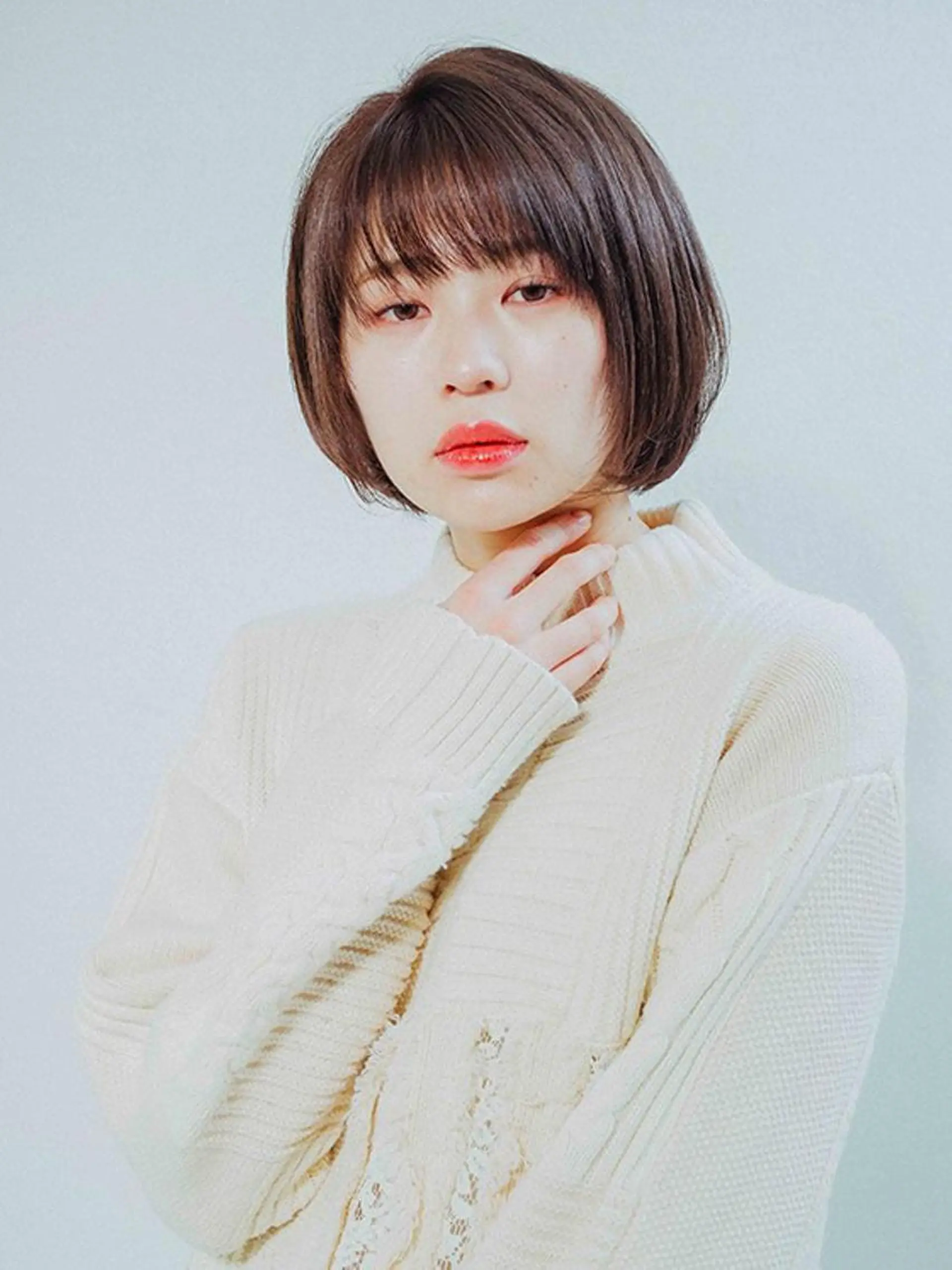 ショート カラー ハイライト&曲がる 縮毛矯正特化 玉置のヘアスタイル