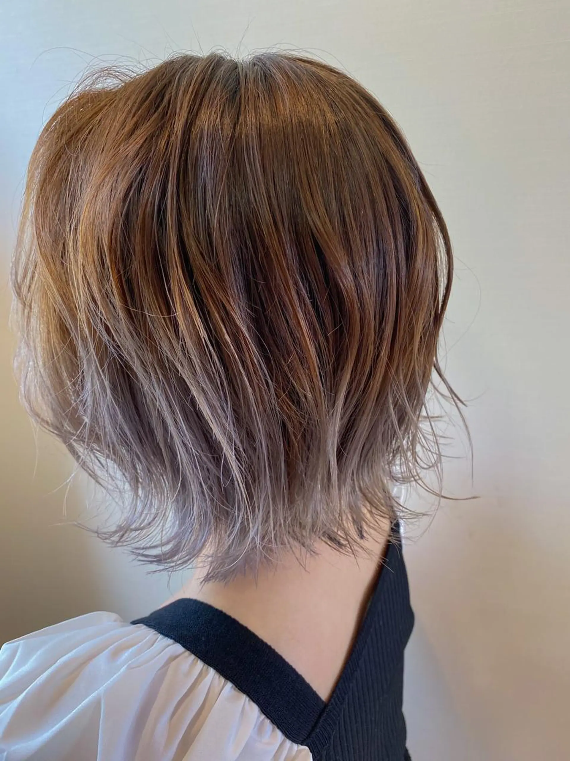 ミディアム カラー ✴︎ヒラガカナ✴︎ ECLAT HAIRのヘアスタイル