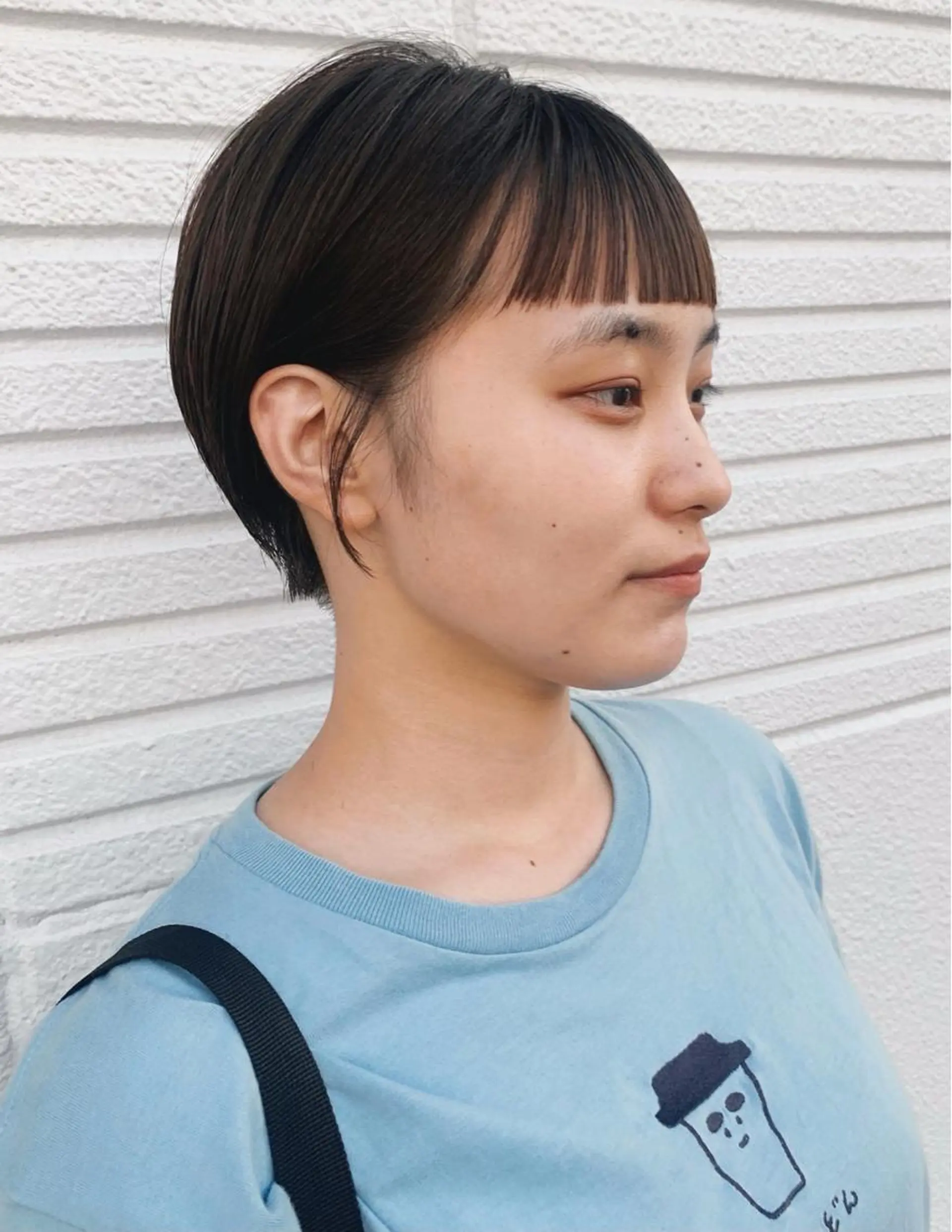 ショート オン眉 ショートヘア カット トリートメント kitagawa mayuのヘアスタイル
