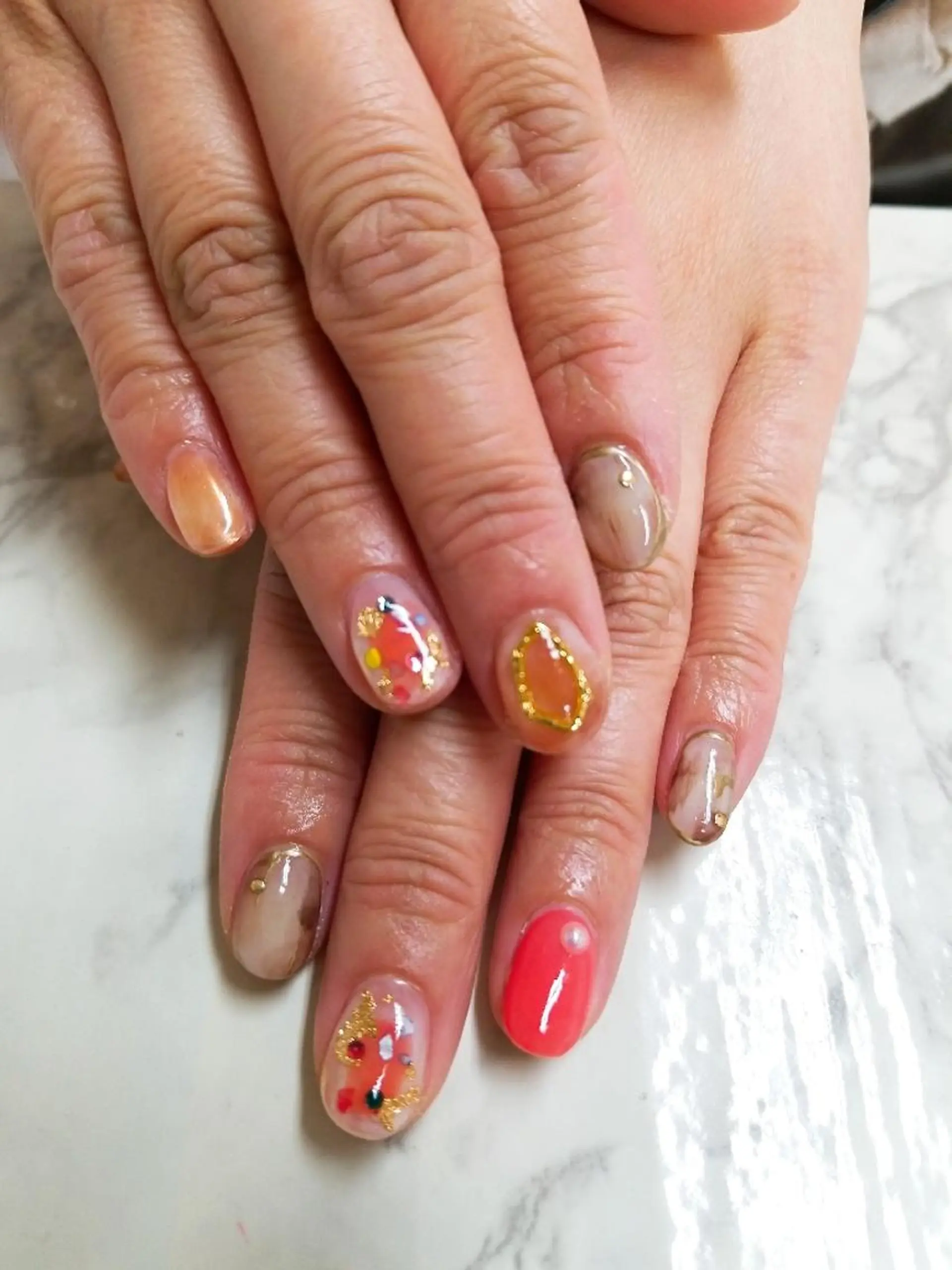 ネイル 河野ちえ (雑誌掲載サロン)のネイルデザイン