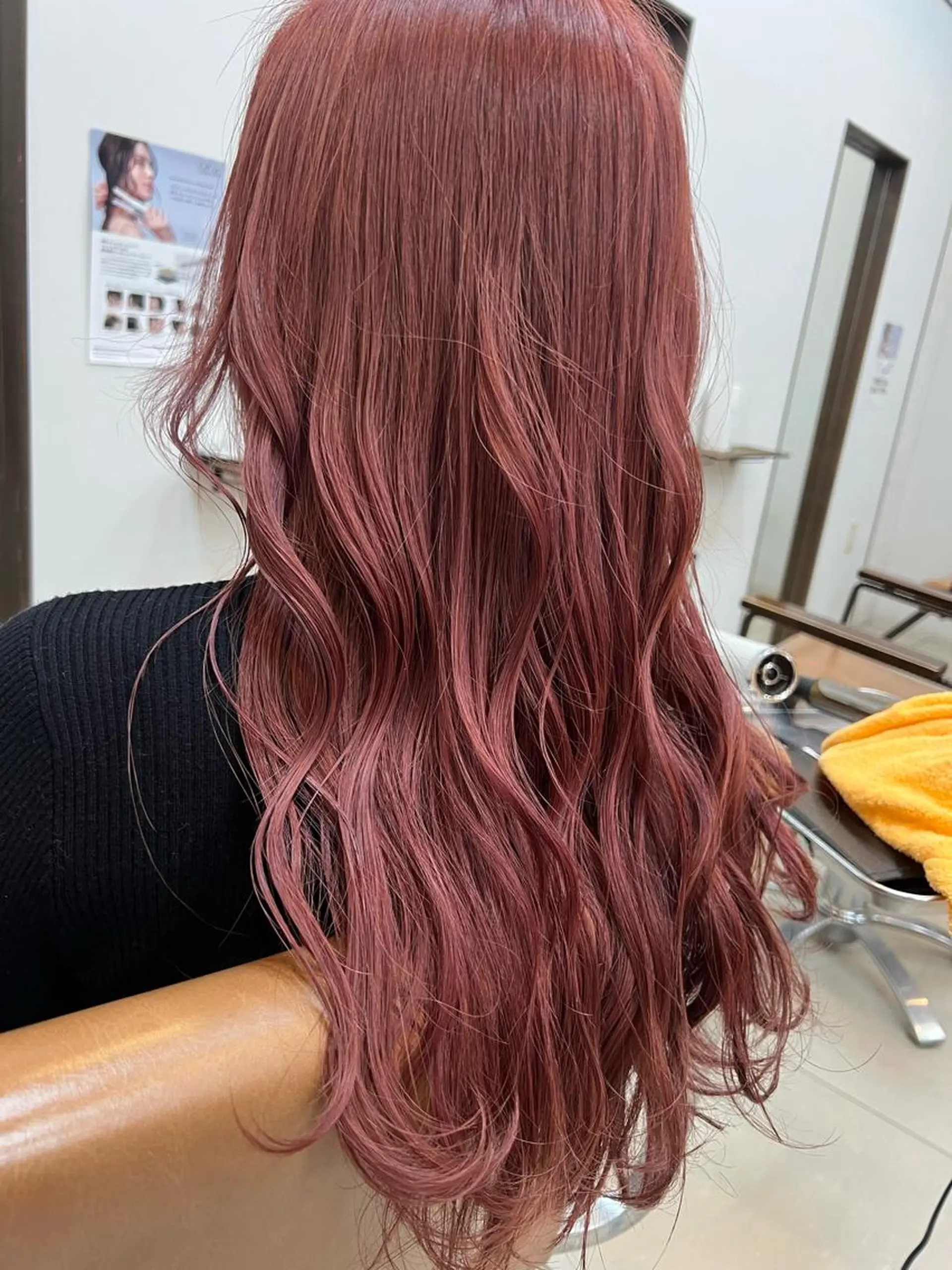 カラー ピンクカラー 森本 翔大のヘアスタイル
