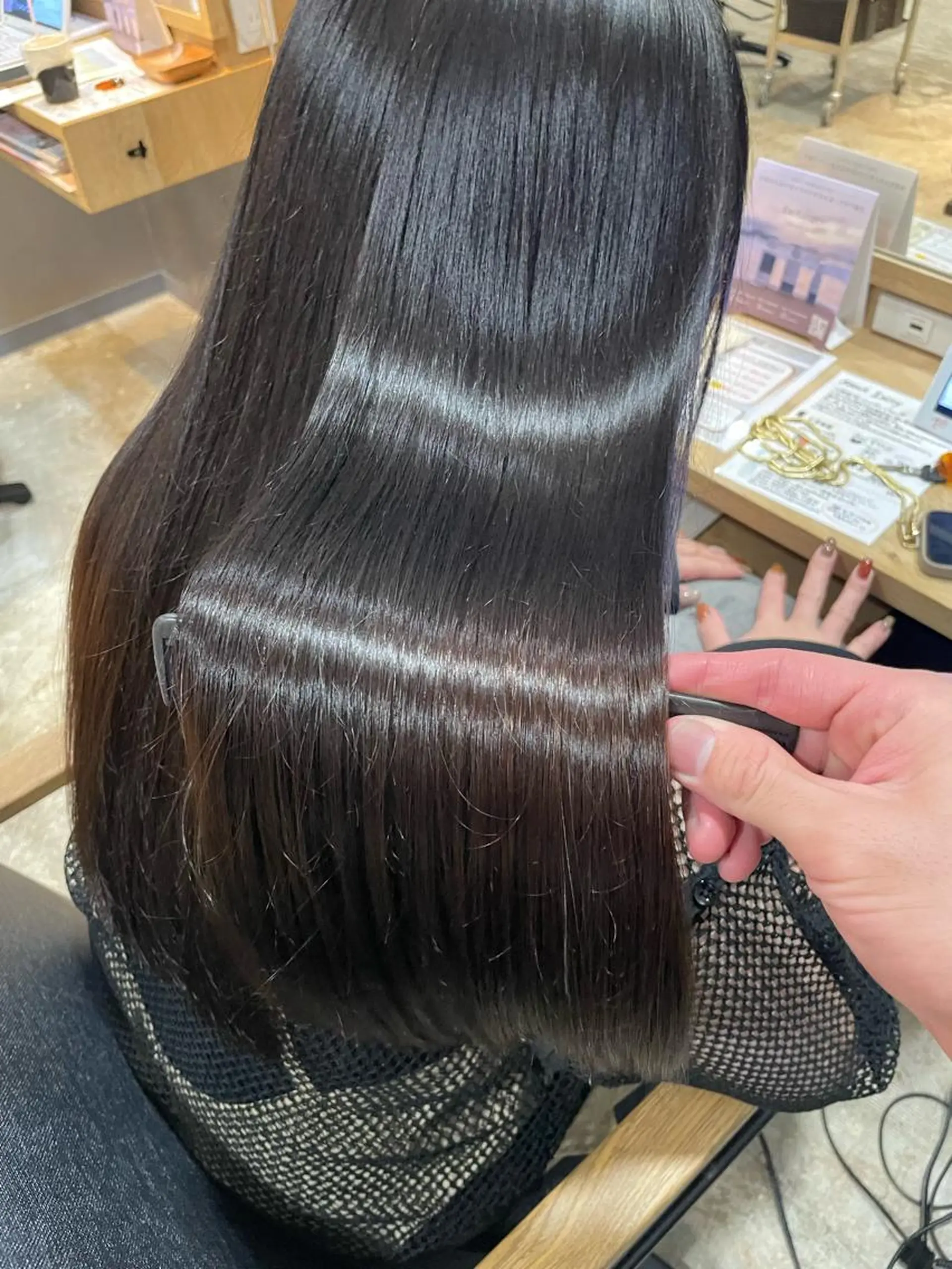 ロング 髪質改善 アイニティ緑地公園所属・【お悩み解決のプロ】 ハヤシタクミのヘアスタイル