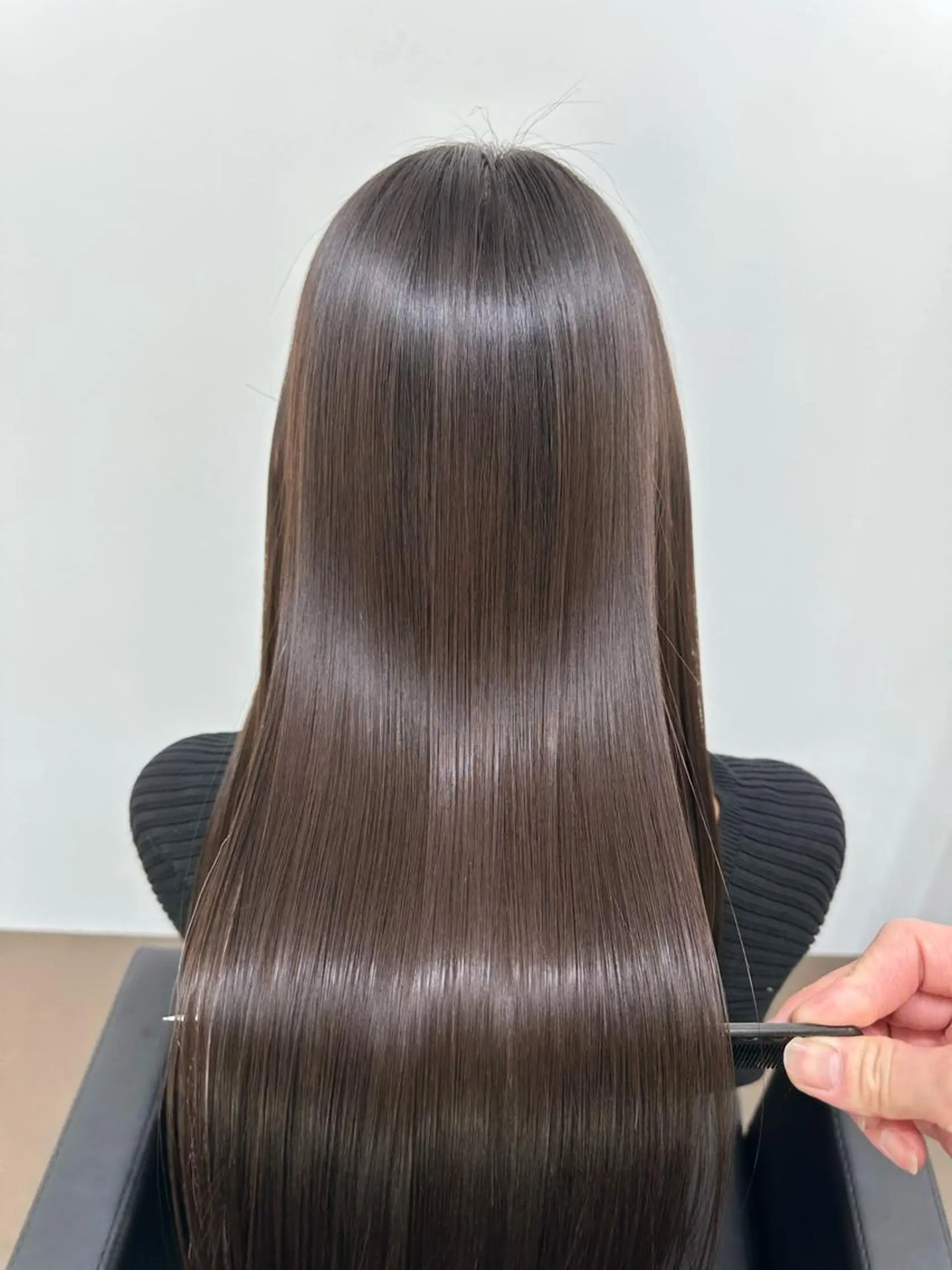 ロング ボブ ハイライト 髪質改善 ヘアカラー トリートメント 🌸ioe岡本/ 日和優真🌸のヘアスタイル