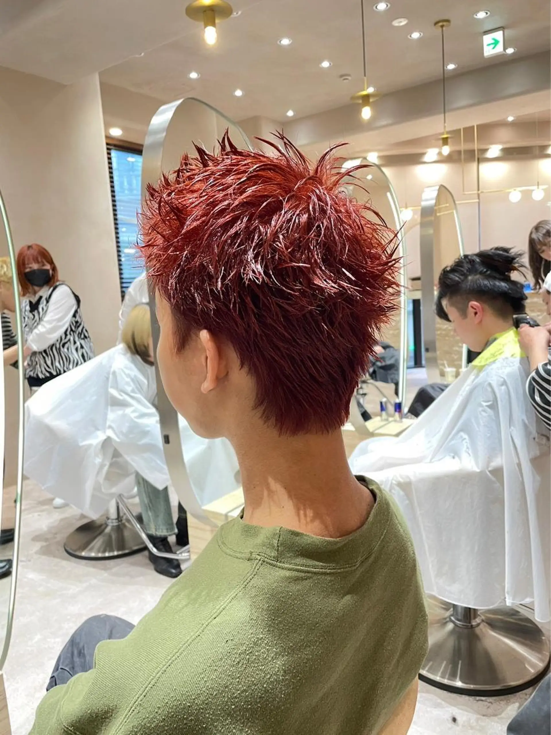 ショート カラー メンズ ヘアカラー トリートメント 渋谷/メンズ特化/ 女子ウケ/FUKAのヘアスタイル