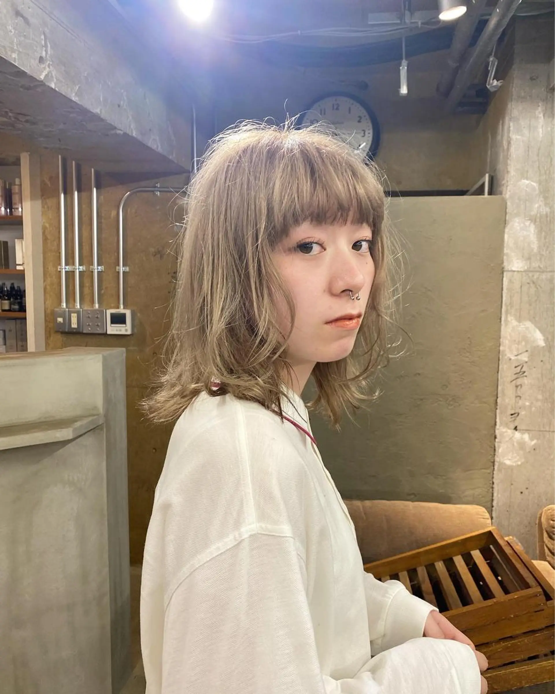 ミディアム ヘアカラー Agu  hair rupia 金沢店所属・金沢美容室/ 艶髪/夜営業/JINのヘアスタイル