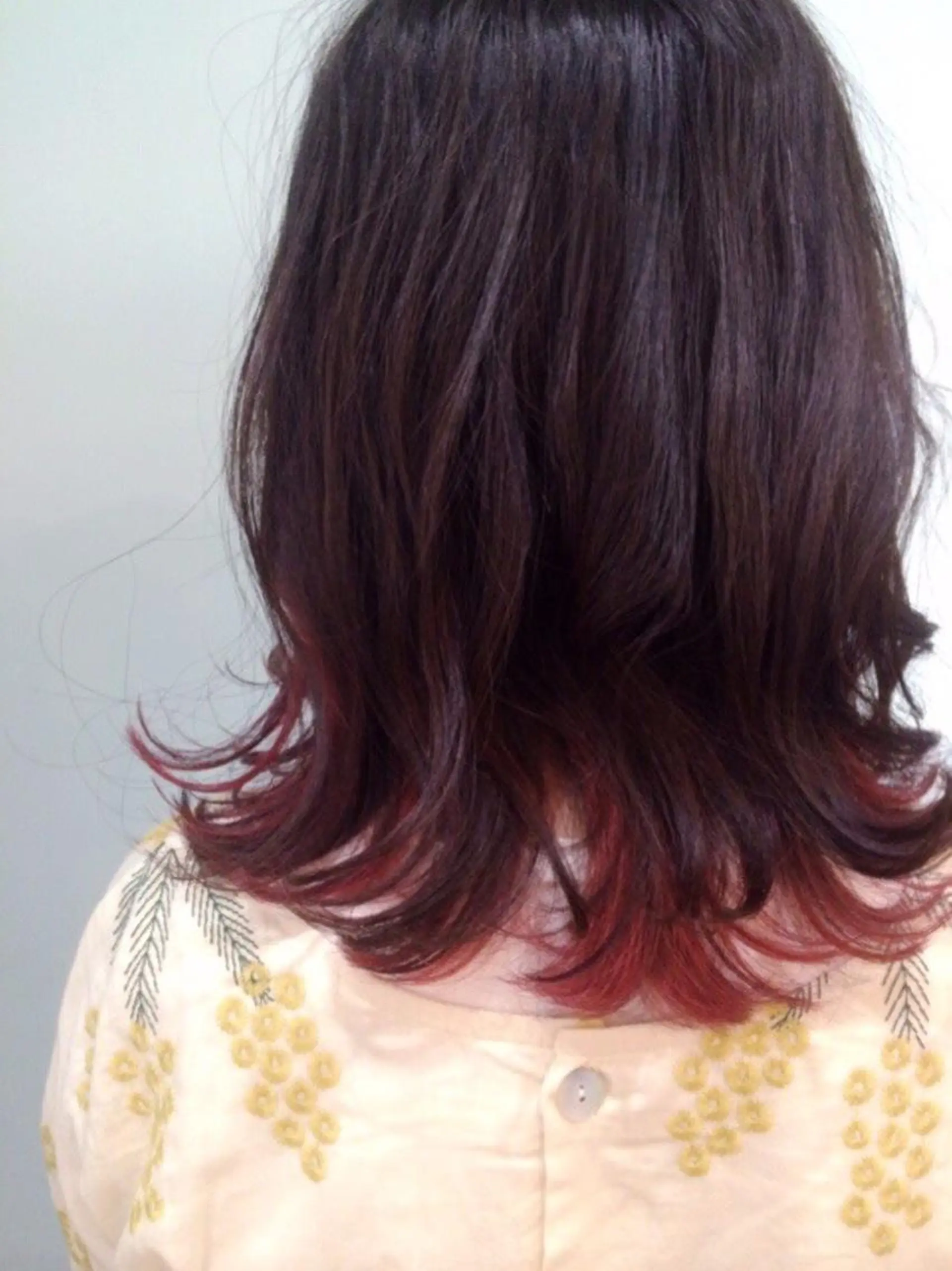 セミロング キノシタ ナオユキのヘアスタイル