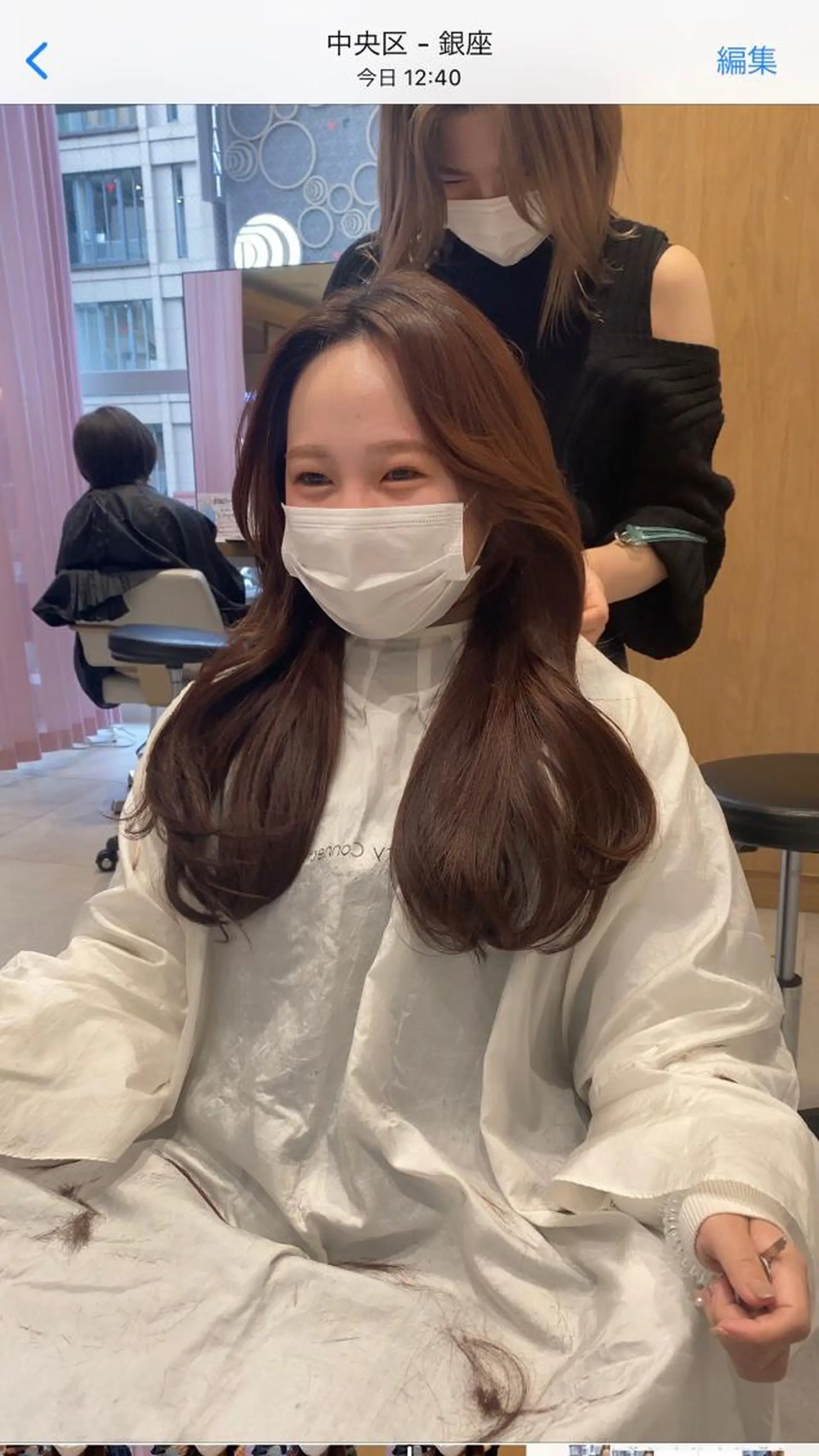 ロング カラー パーマ 小野寺瑞希 /最小顔カットのヘアスタイル