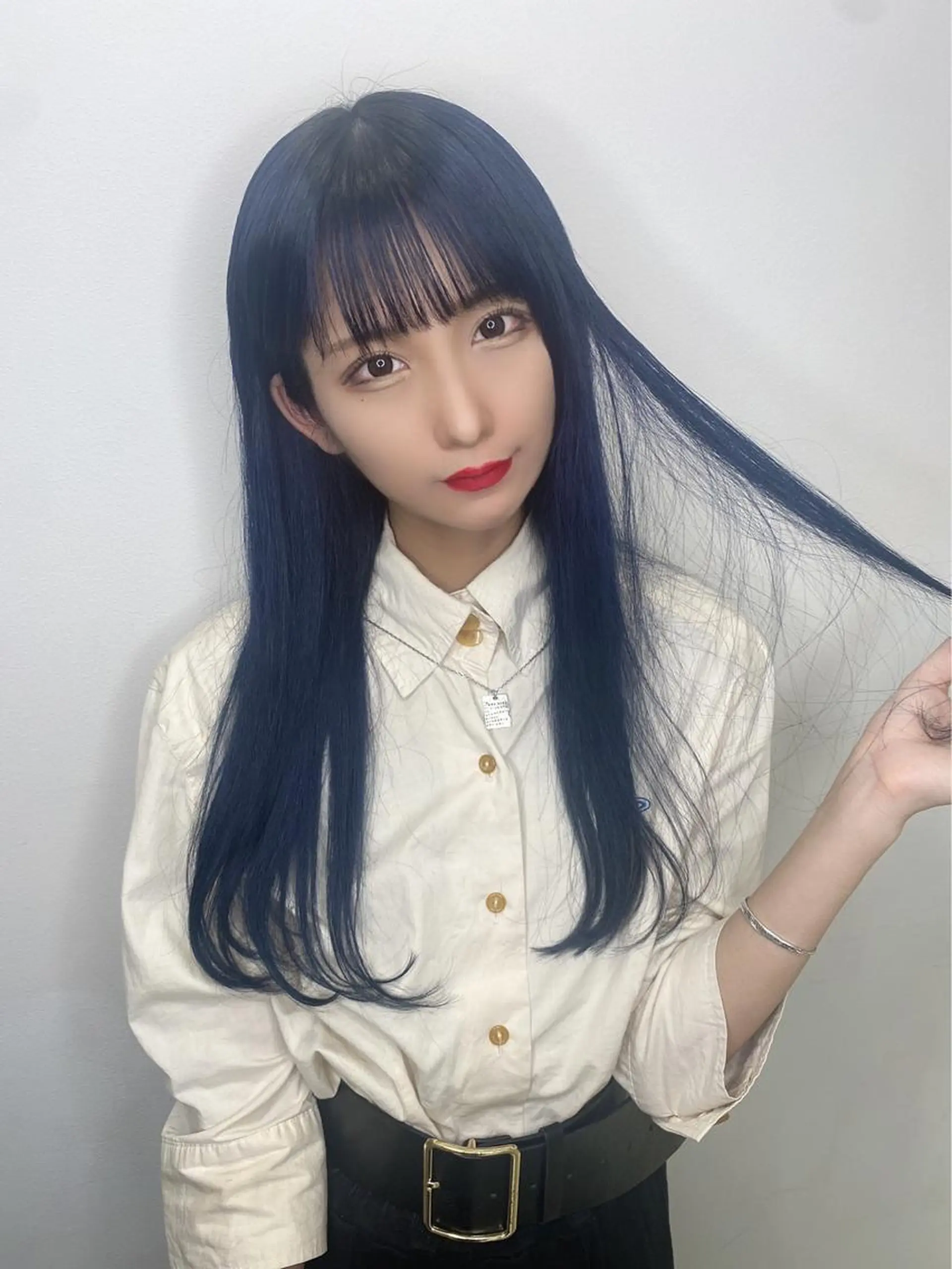 ロング カラー カット 縮毛矯正 トリートメント ヘッドスパ ヘアセット ハイトーン/ウルフ /小澤凌祐🦕のヘアスタイル