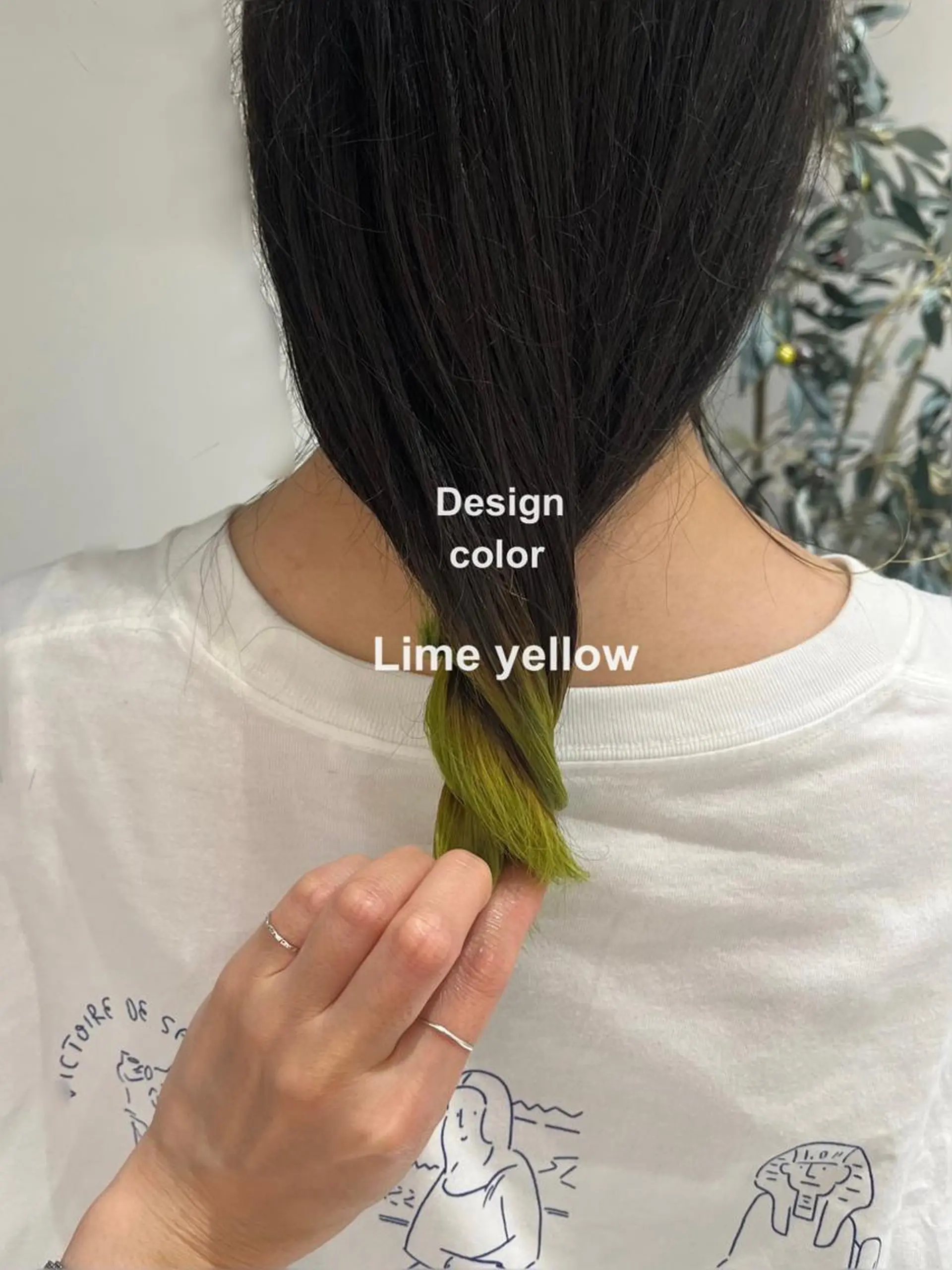 ロング カラー ヘアカラー トリートメント RINA🧤 デザインとボブのヘアスタイル