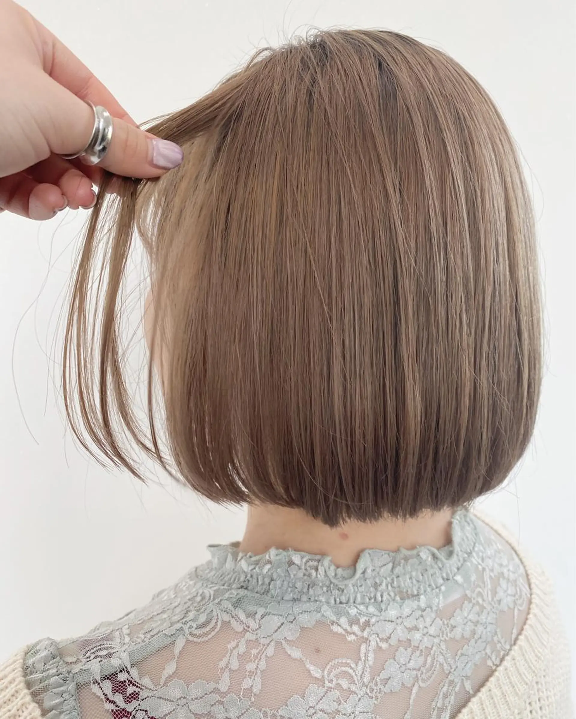 カラー ベージュカラー ミルクティーベージュ MAYU / Raf.のヘアスタイル