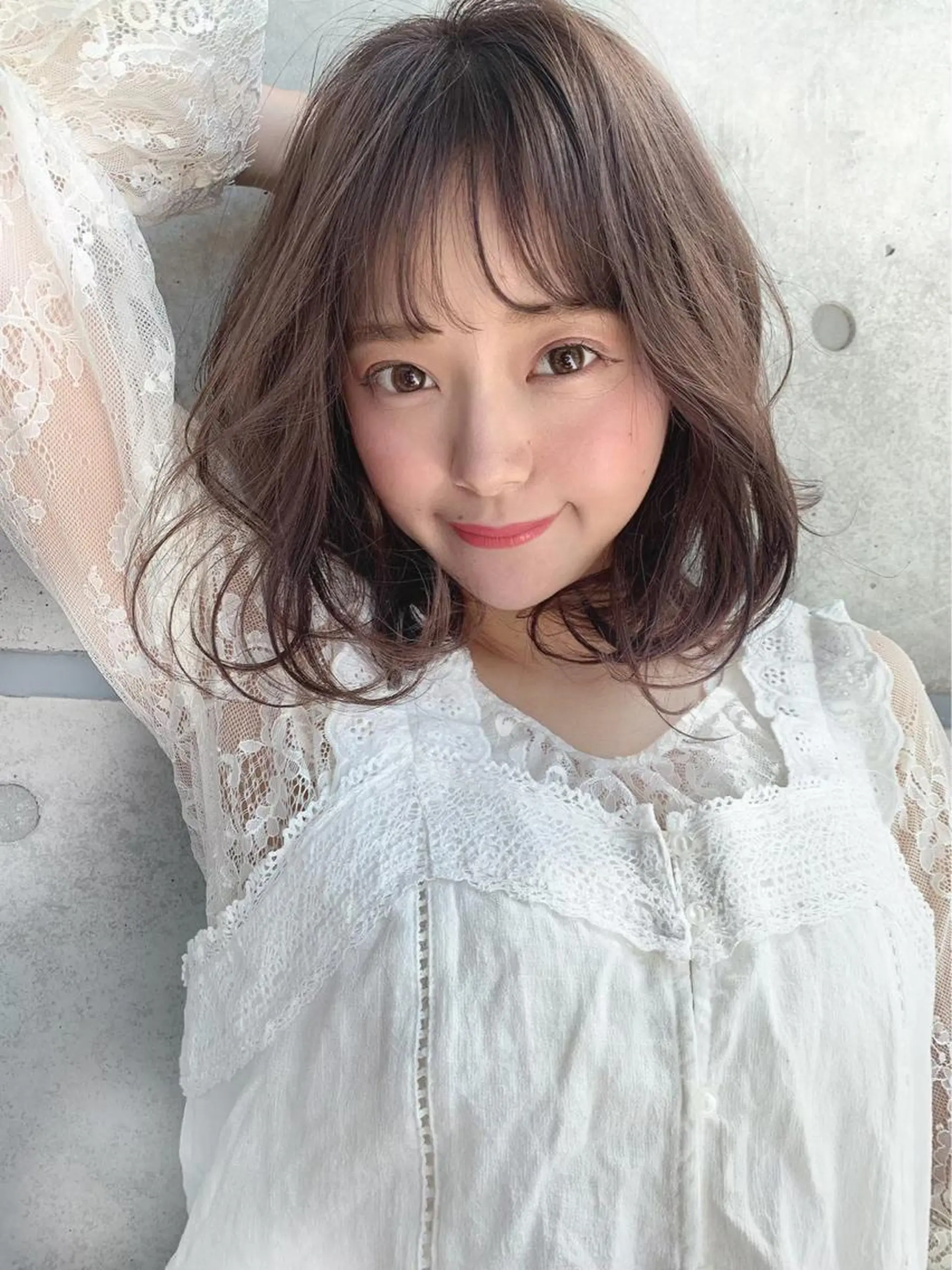 ミディアム カラー 大人っぽ♡上品な暖色 ♡ブリーチなし♡のヘアスタイル
