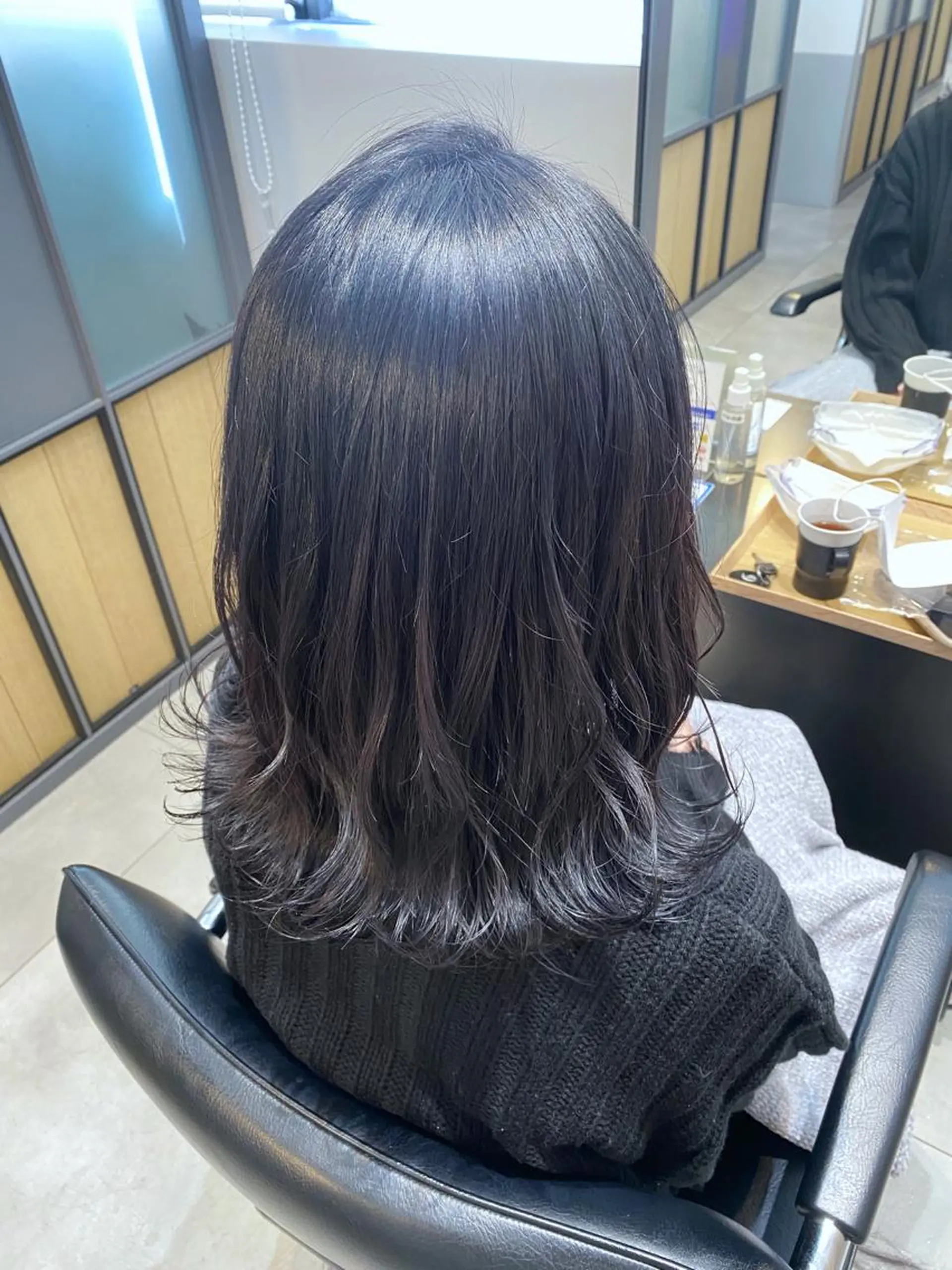 ミディアム カラー ヘアアレンジ カット ヘアカラー トリートメント 畑中 愛梨のヘアスタイル